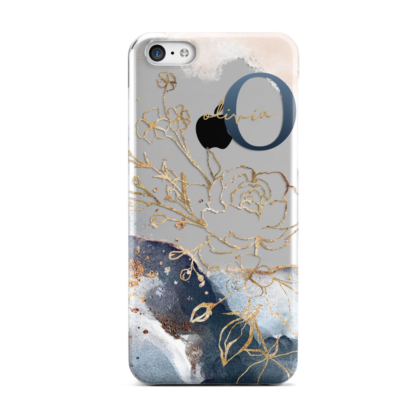 Watercolour Monogram Apple iPhone 5c Case