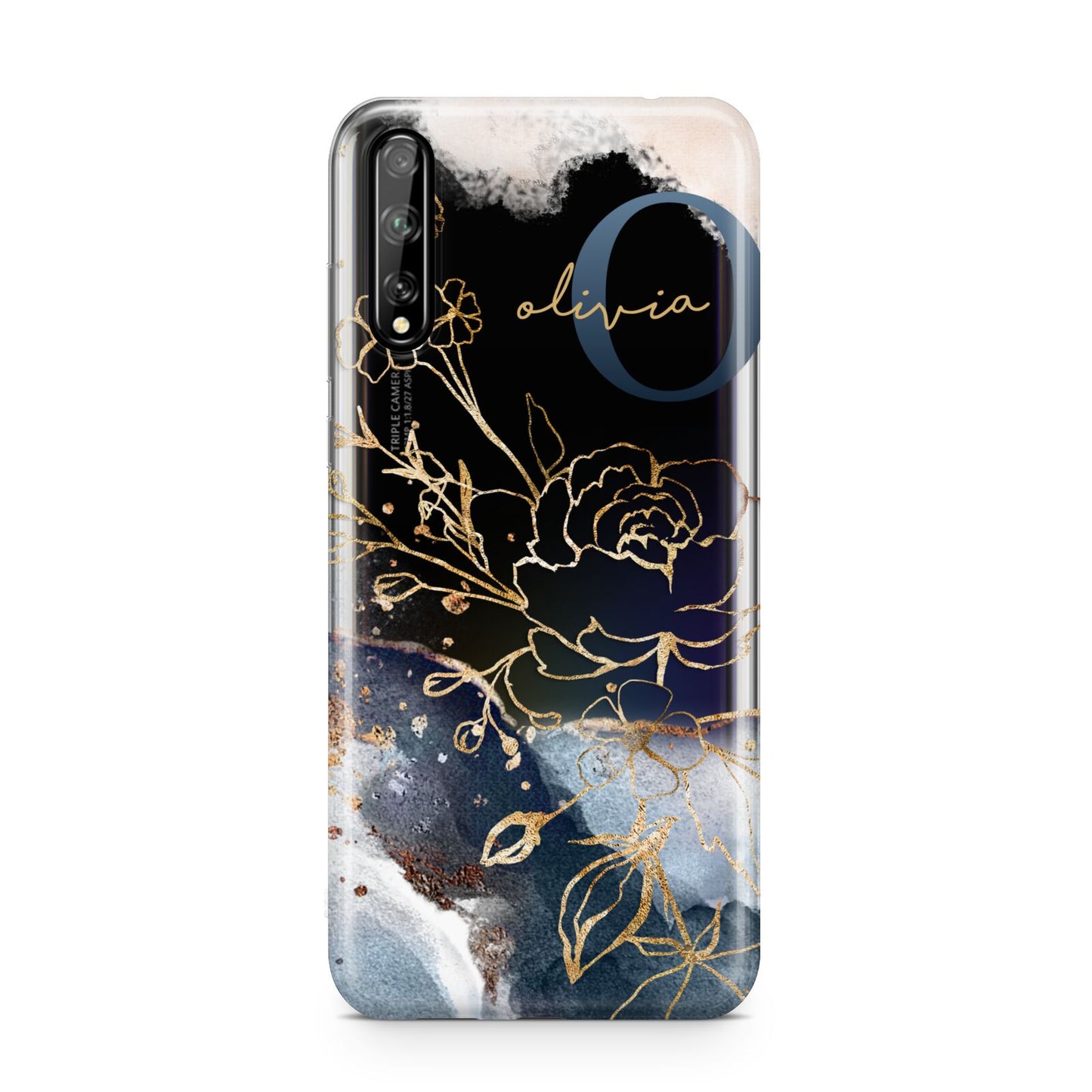 Watercolour Monogram Huawei Enjoy 10s Phone Case