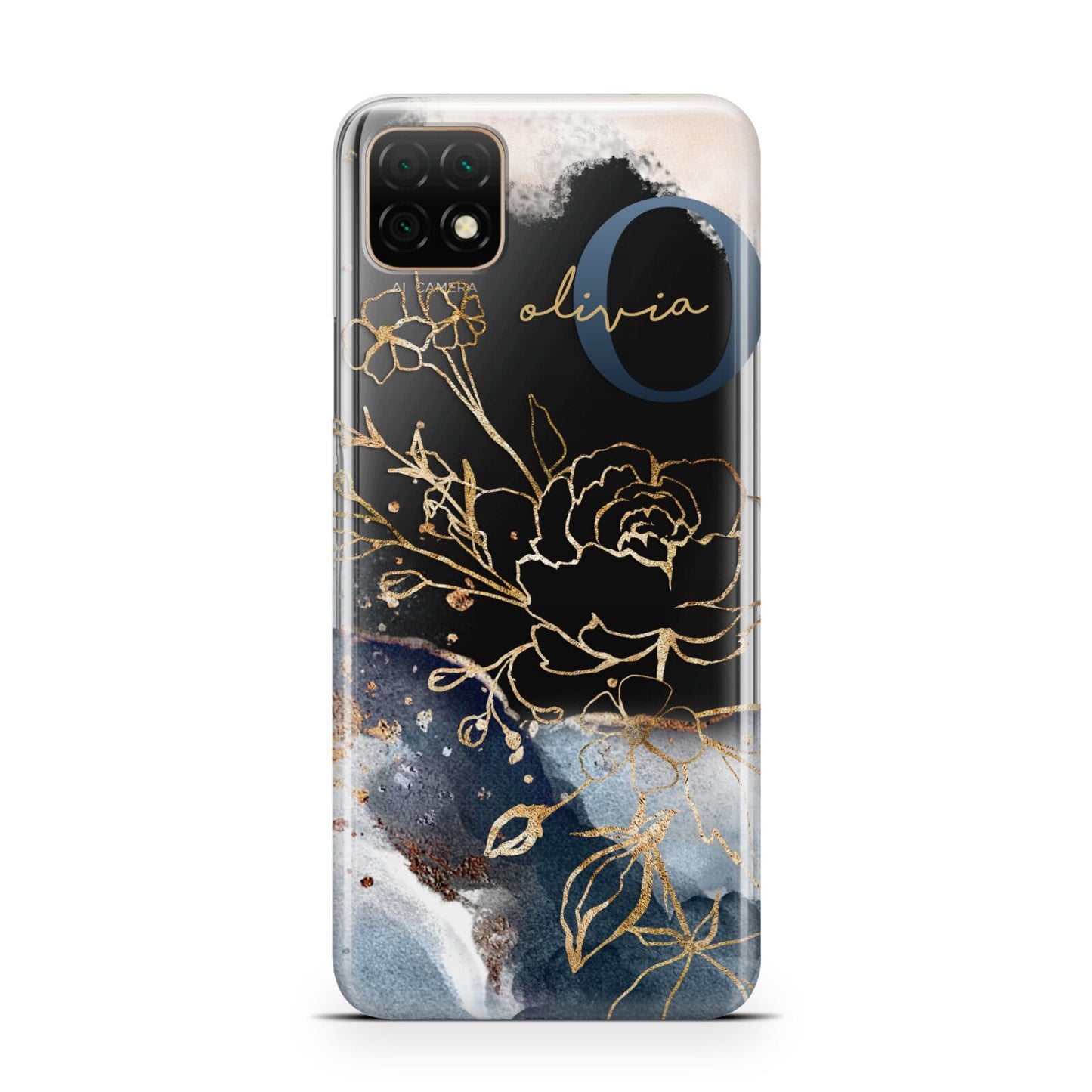 Watercolour Monogram Huawei Enjoy 20 Phone Case