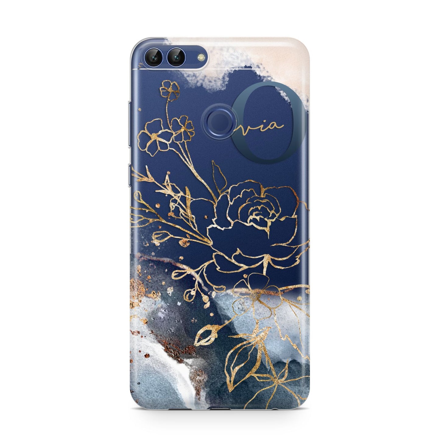 Watercolour Monogram Huawei P Smart Case