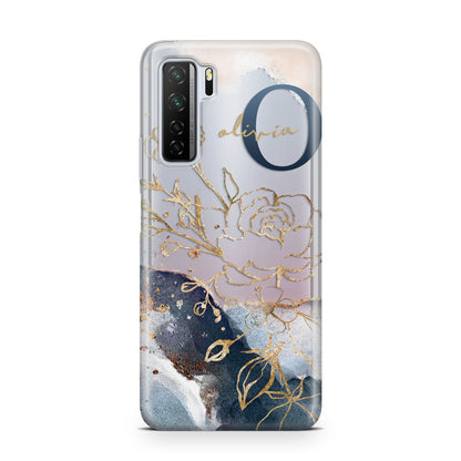 Watercolour Monogram Huawei P40 Lite 5G Phone Case