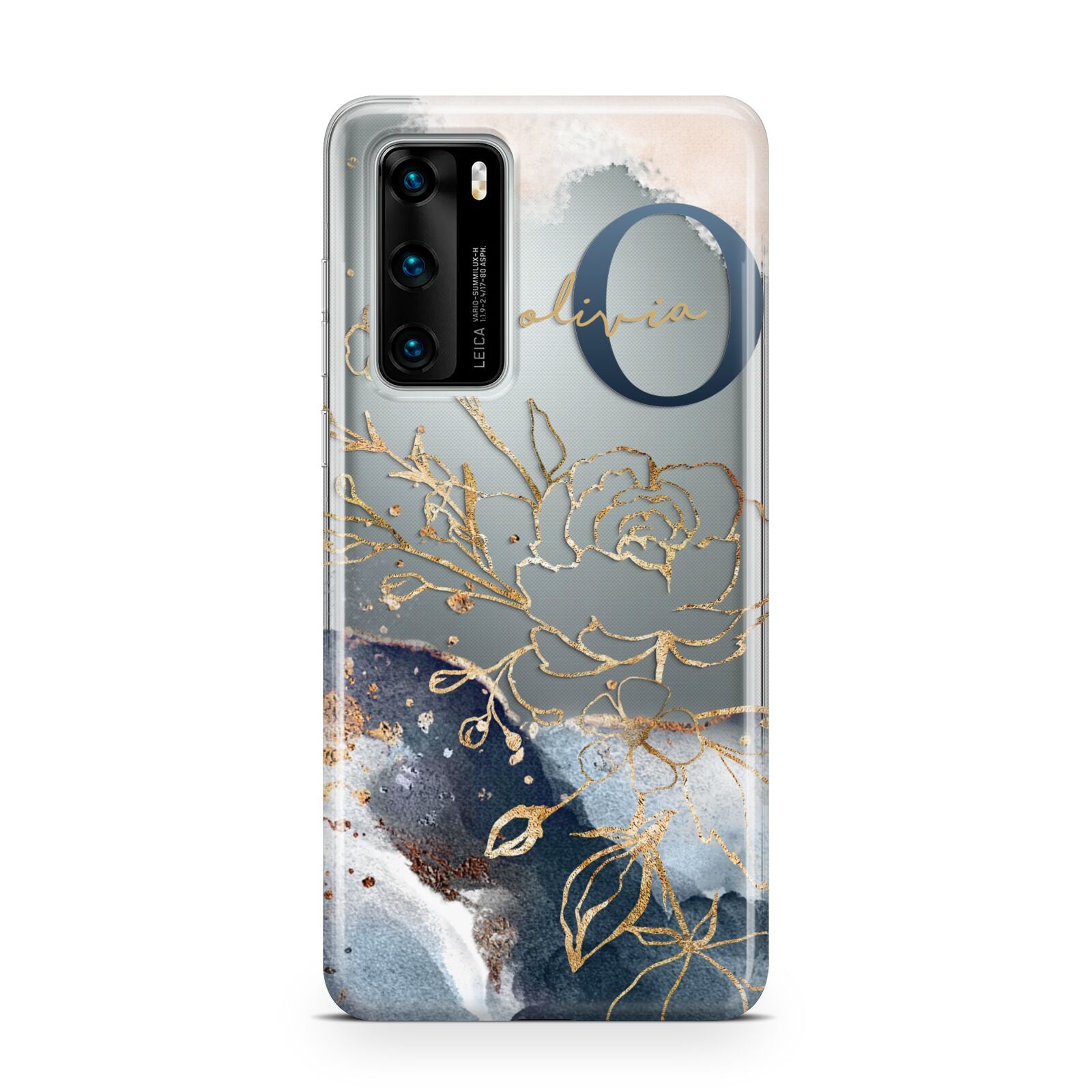 Watercolour Monogram Huawei P40 Phone Case