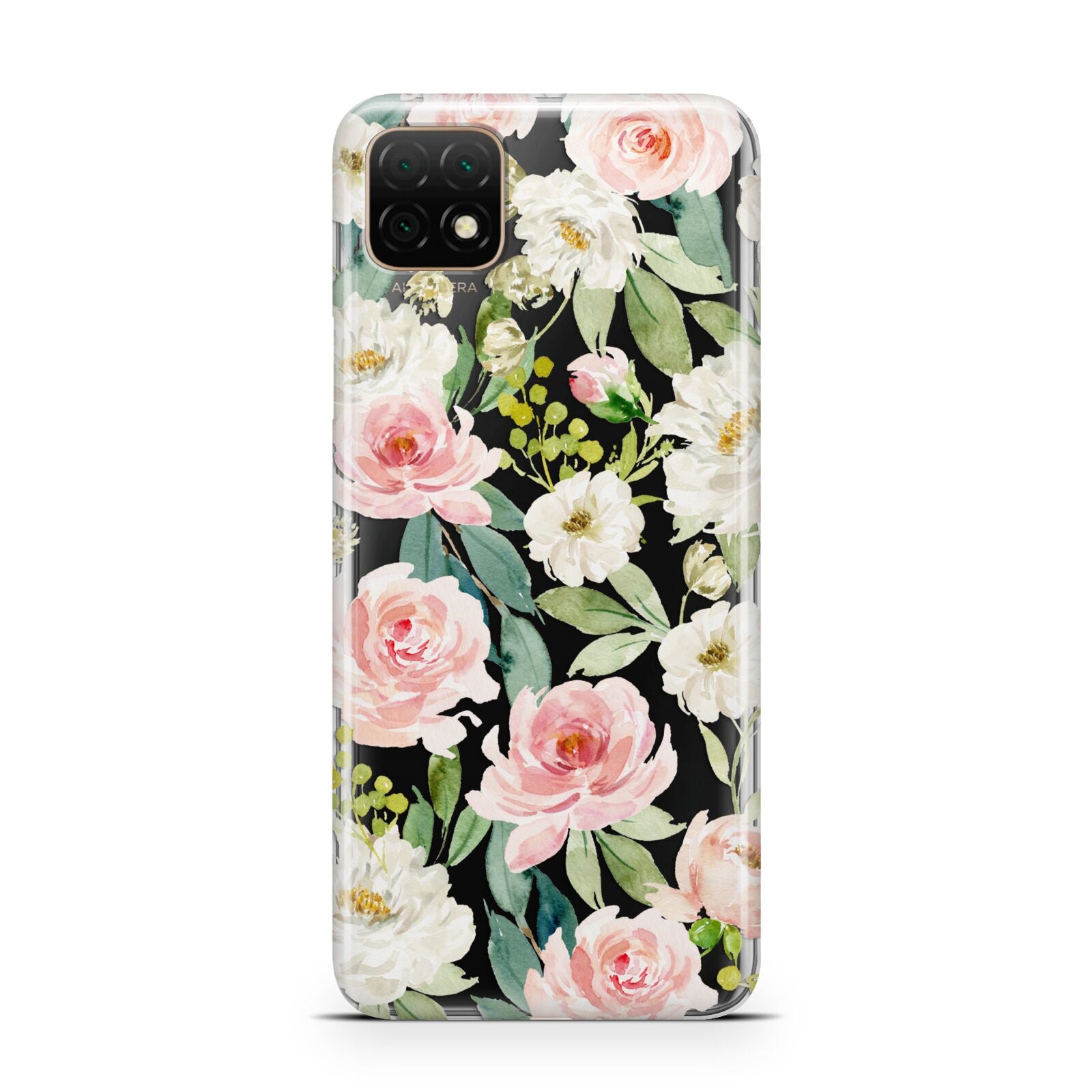 Watercolour Peonies Roses and Foliage Huawei Enjoy 20 Phone Case