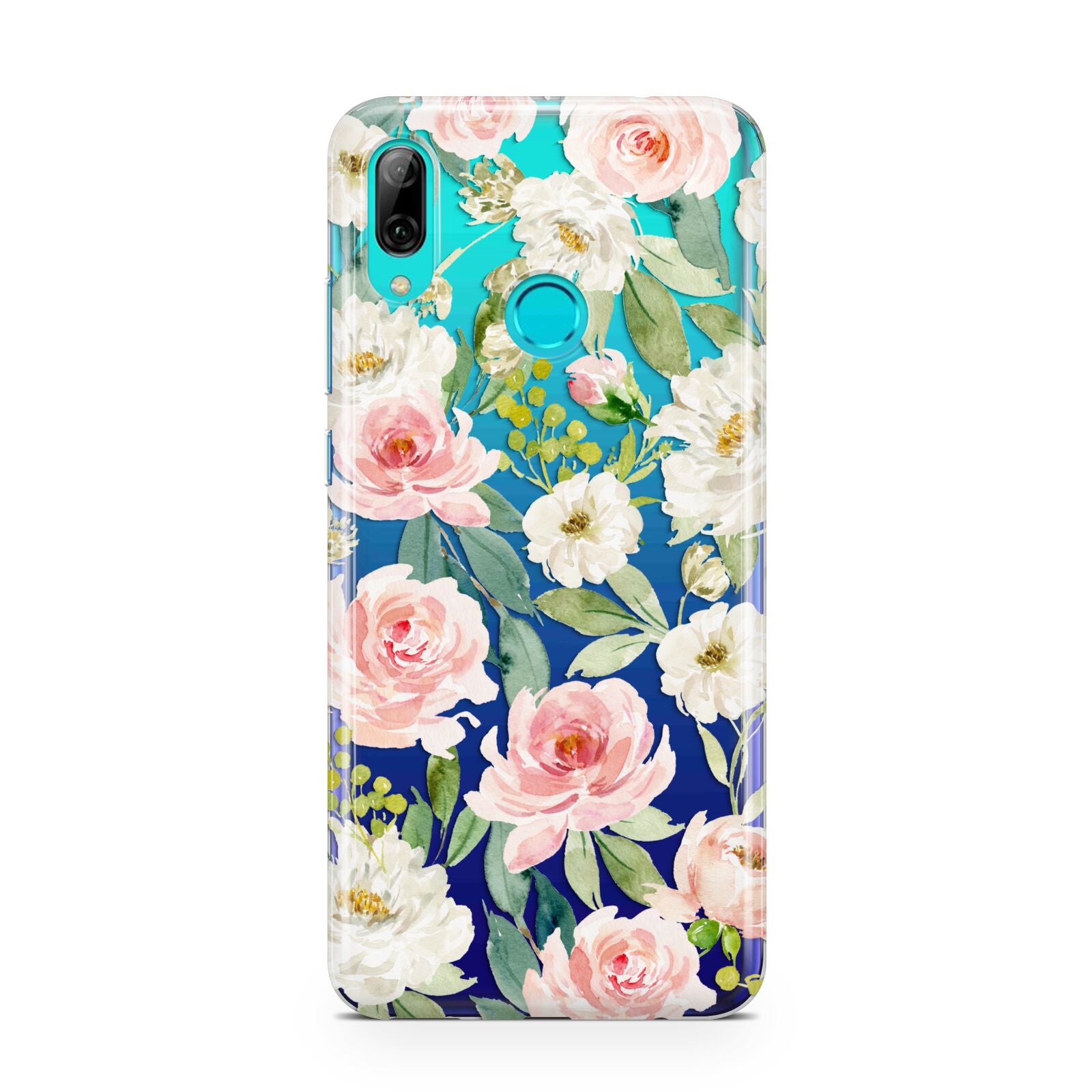 Watercolour Peonies Roses and Foliage Huawei P Smart 2019 Case