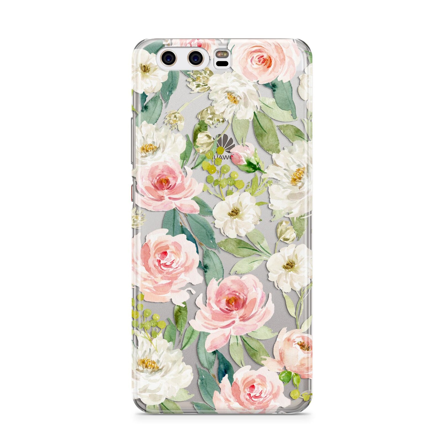 Watercolour Peonies Roses and Foliage Huawei P10 Phone Case