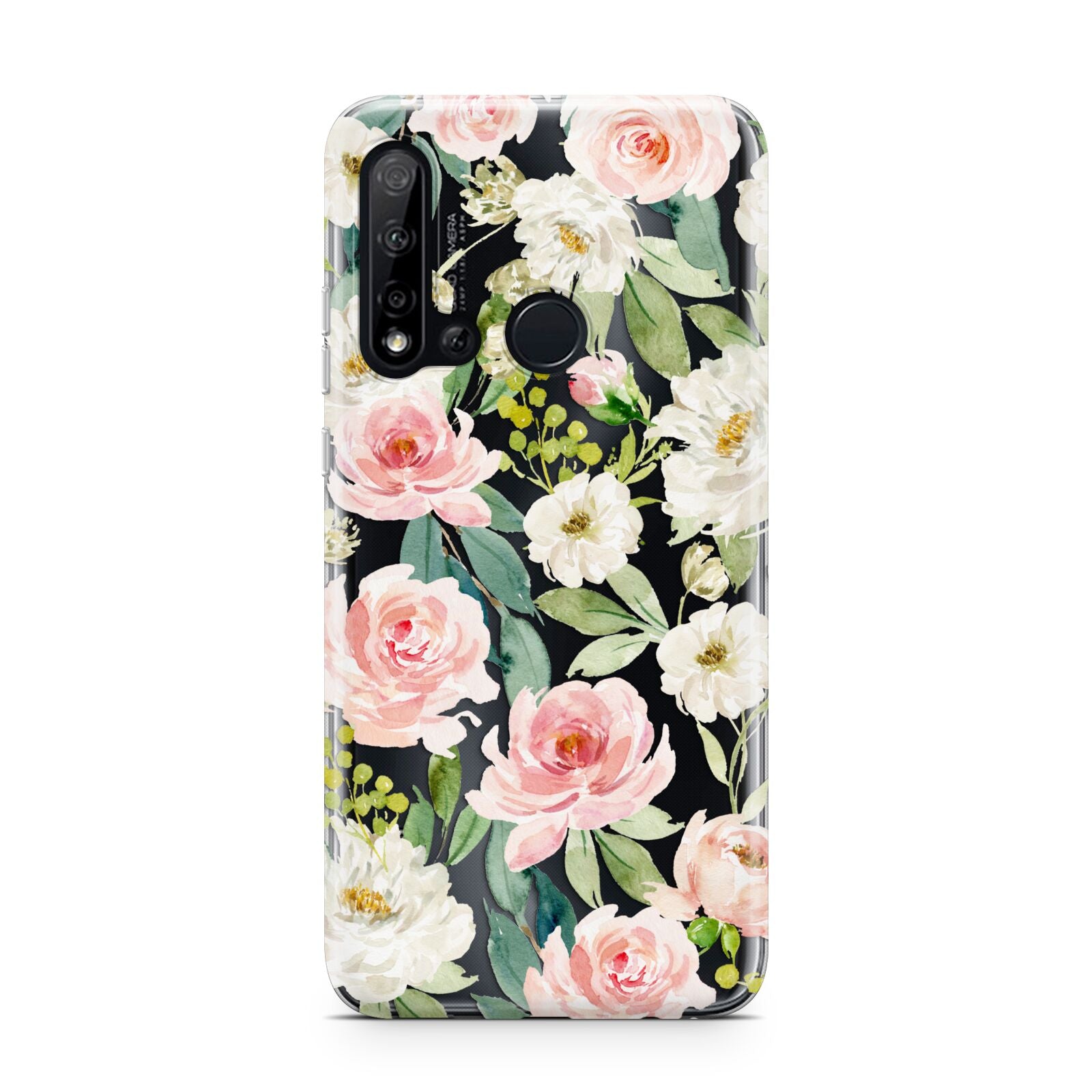 Watercolour Peonies Roses and Foliage Huawei P20 Lite 5G Phone Case