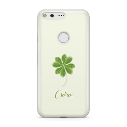 Watercolour Shamrock Custom Google Pixel Case