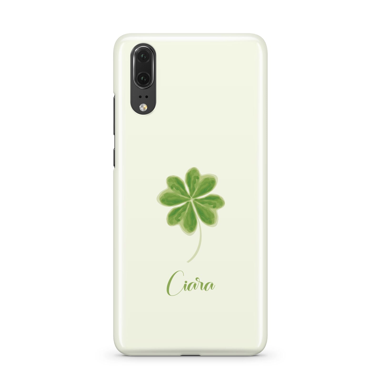 Watercolour Shamrock Custom Huawei P20 Phone Case