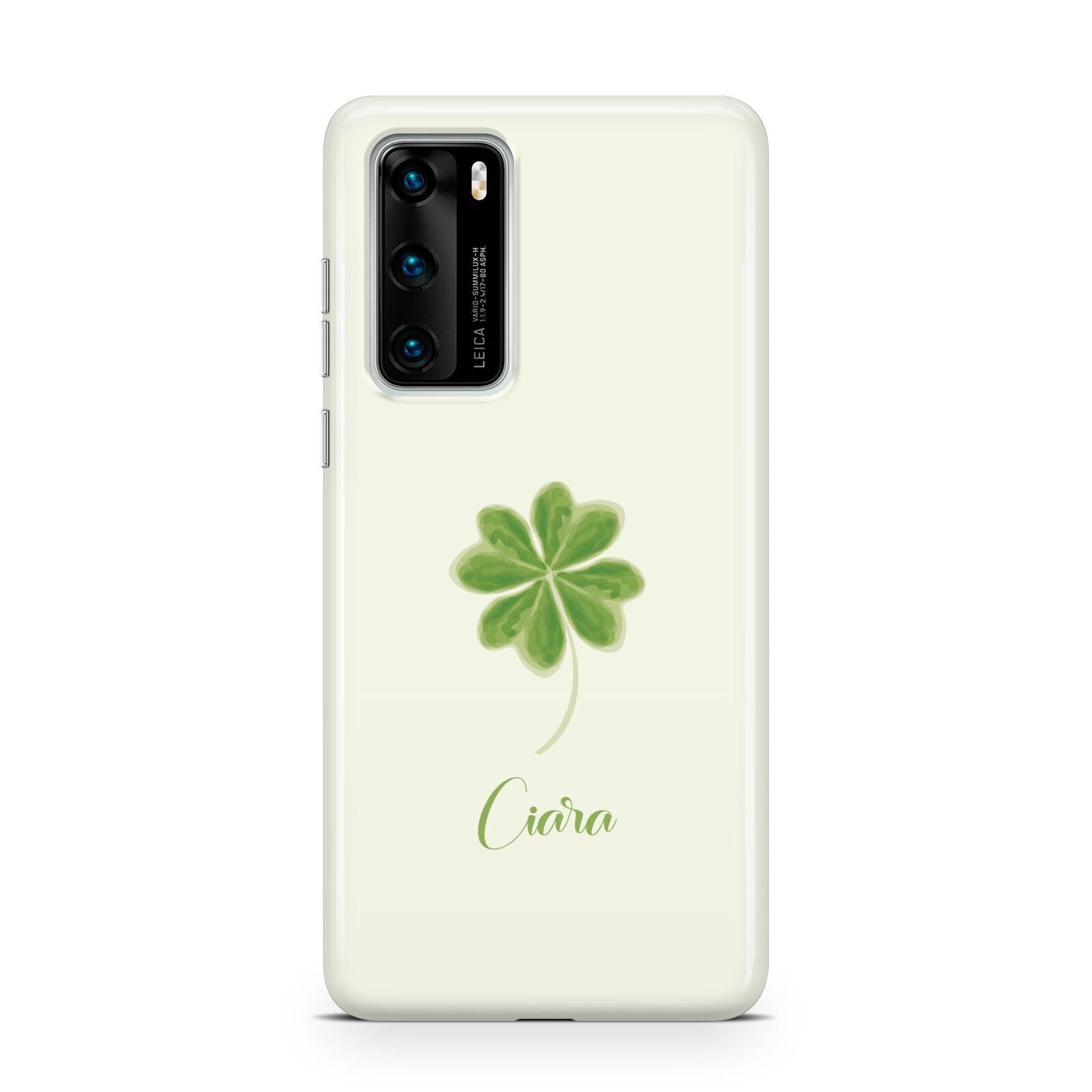 Watercolour Shamrock Custom Huawei P40 Phone Case