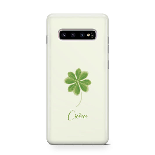 Watercolour Shamrock Custom Protective Samsung Galaxy Case