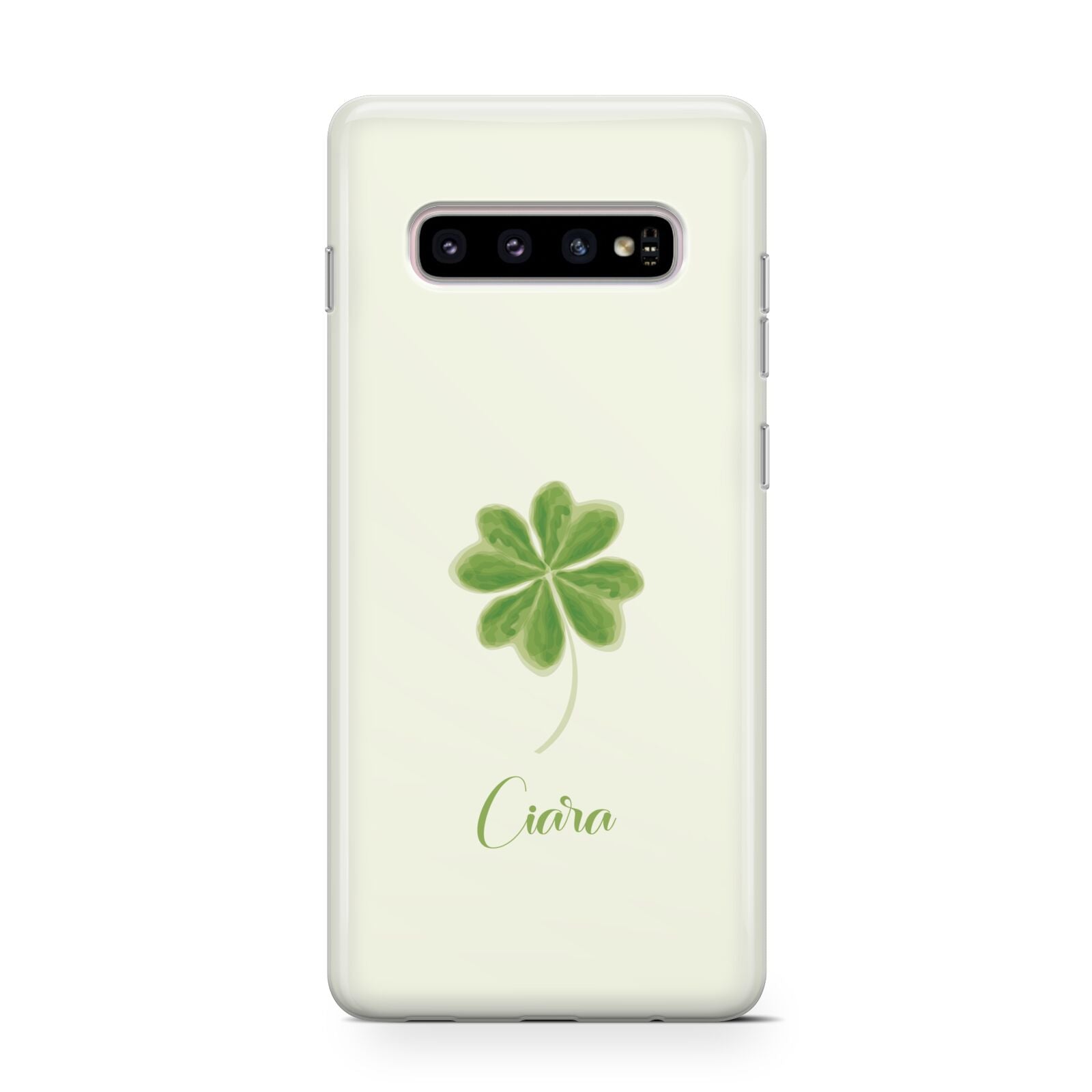 Watercolour Shamrock Custom Samsung Galaxy S10 Case