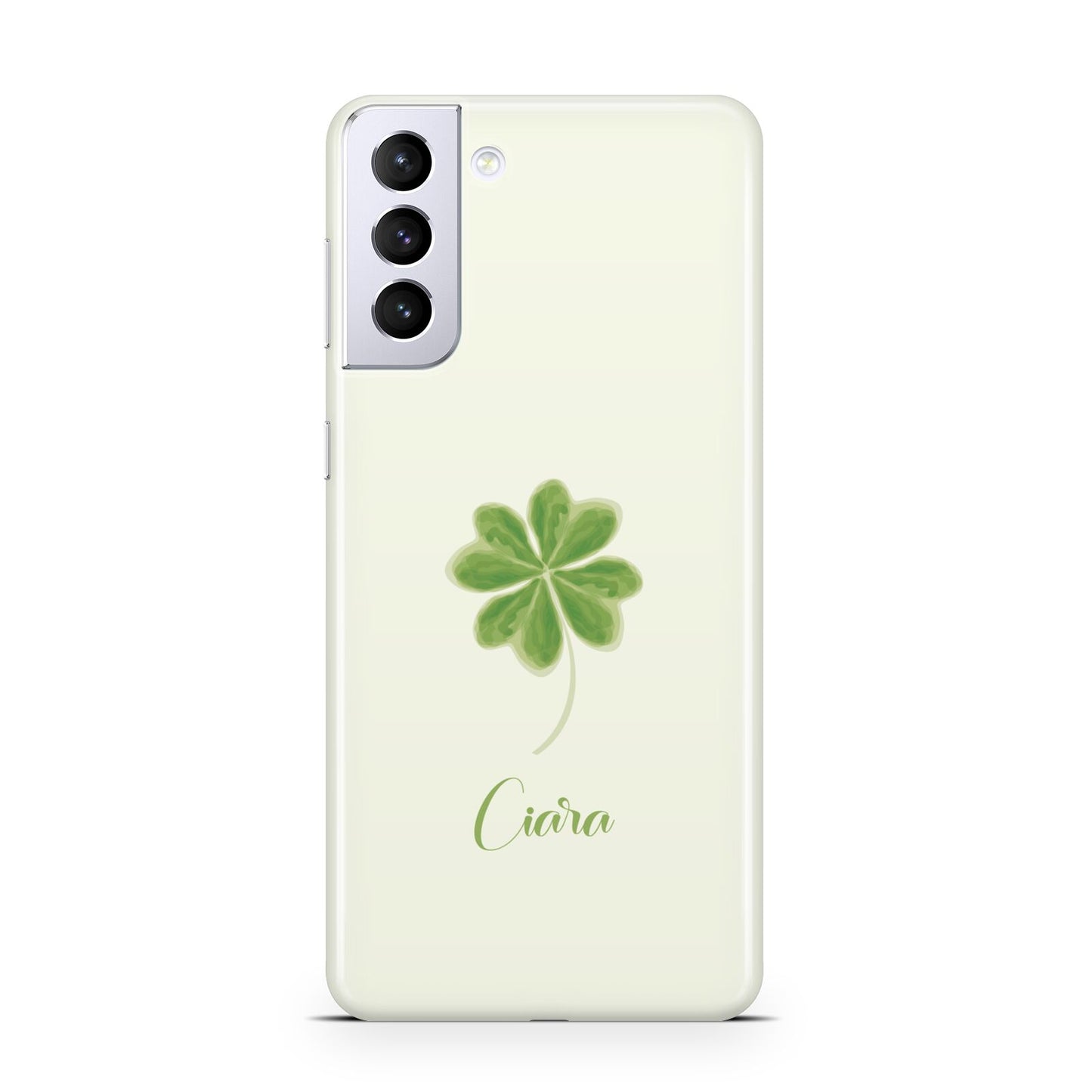 Watercolour Shamrock Custom Samsung S21 Plus Case