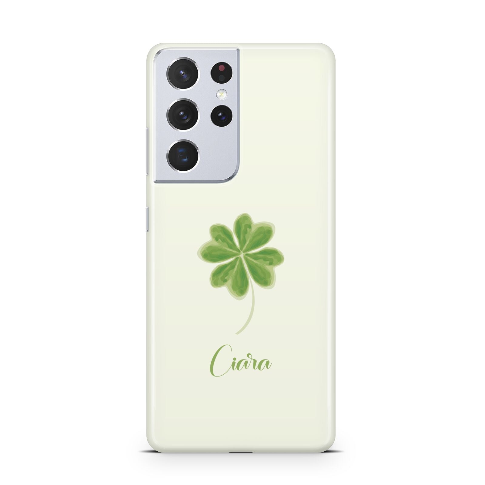 Watercolour Shamrock Custom Samsung S21 Ultra Case