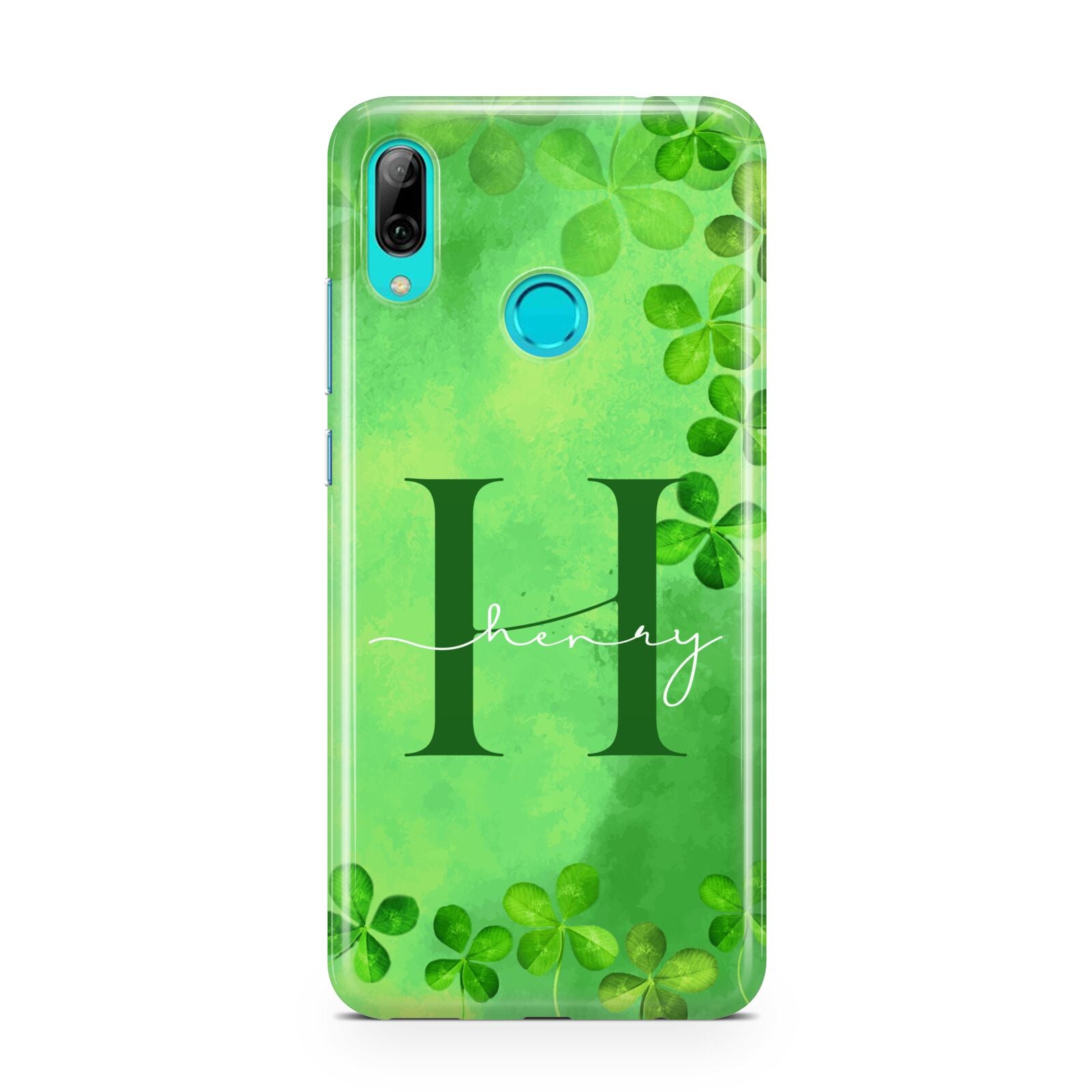 Watercolour Shamrock Pattern Name Huawei P Smart 2019 Case