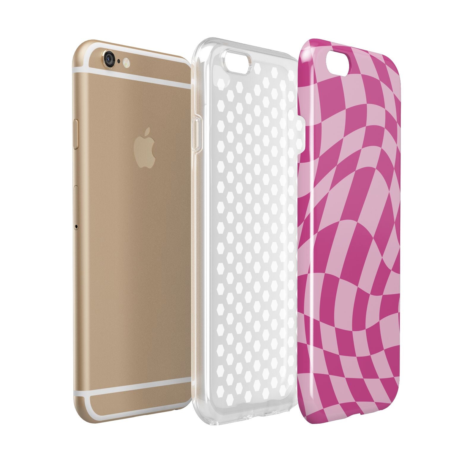 Wavy Check Apple iPhone 6 3D Tough Case Expanded view