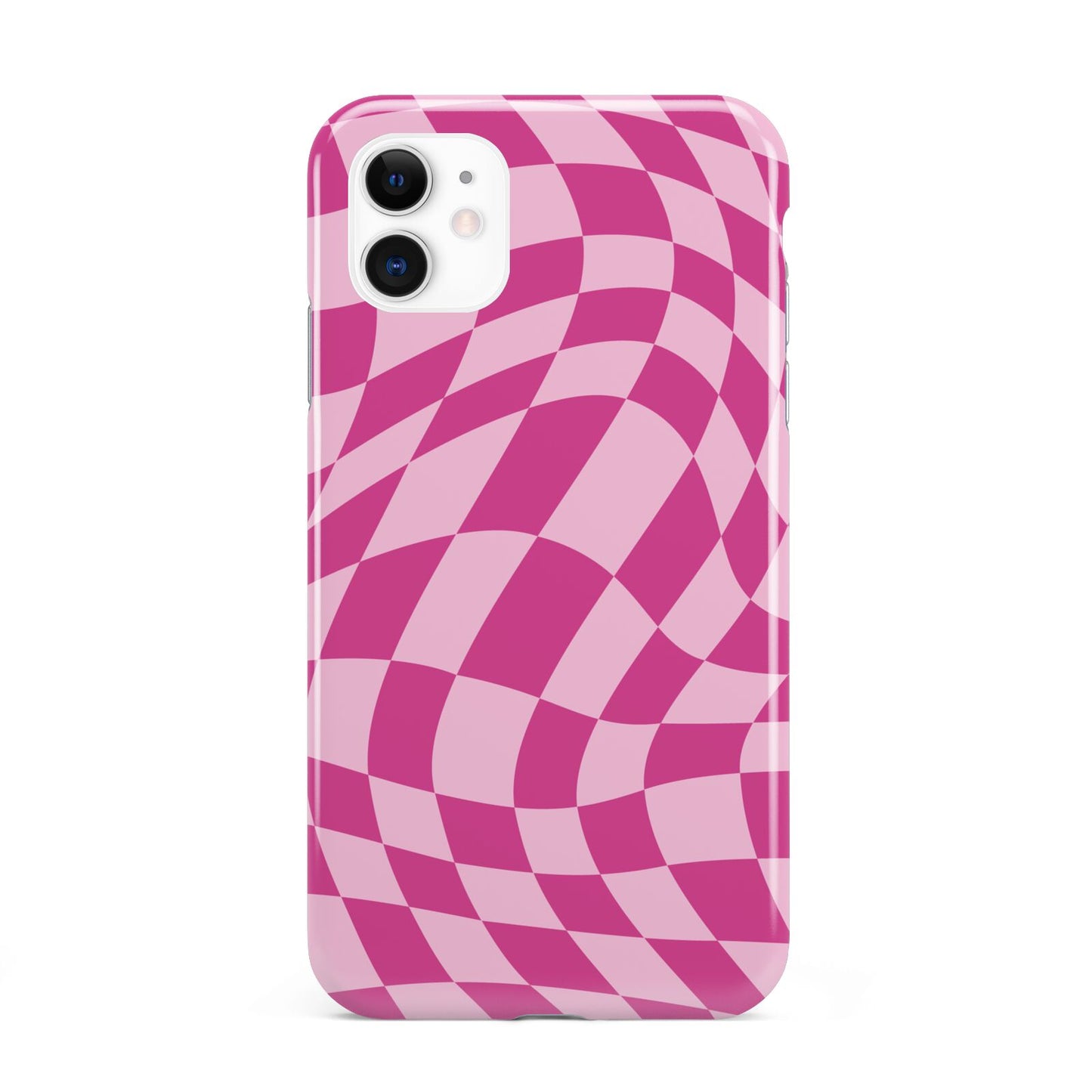 Wavy Check iPhone 11 3D Tough Case