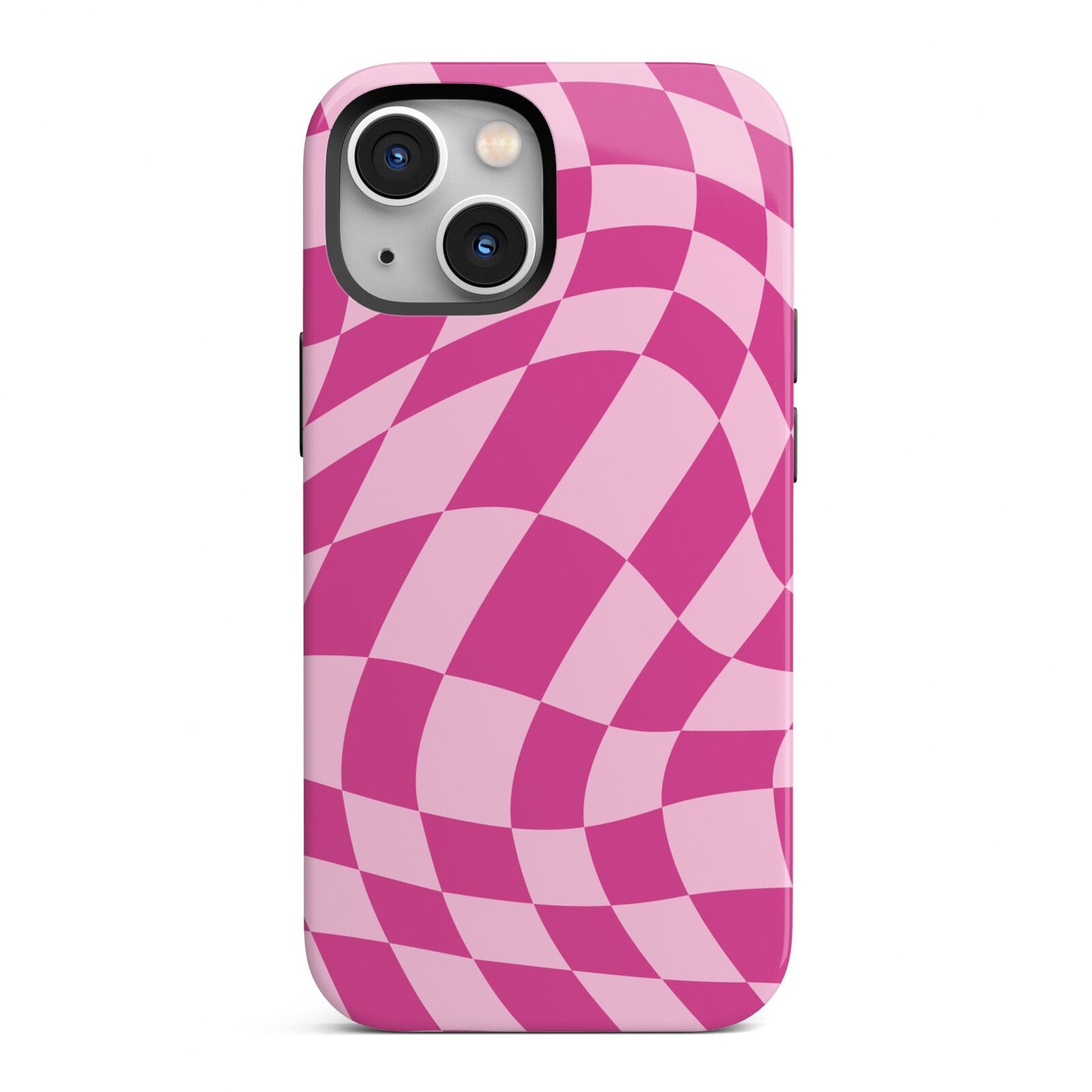 Wavy Check iPhone 13 Mini Full Wrap 3D Tough Case