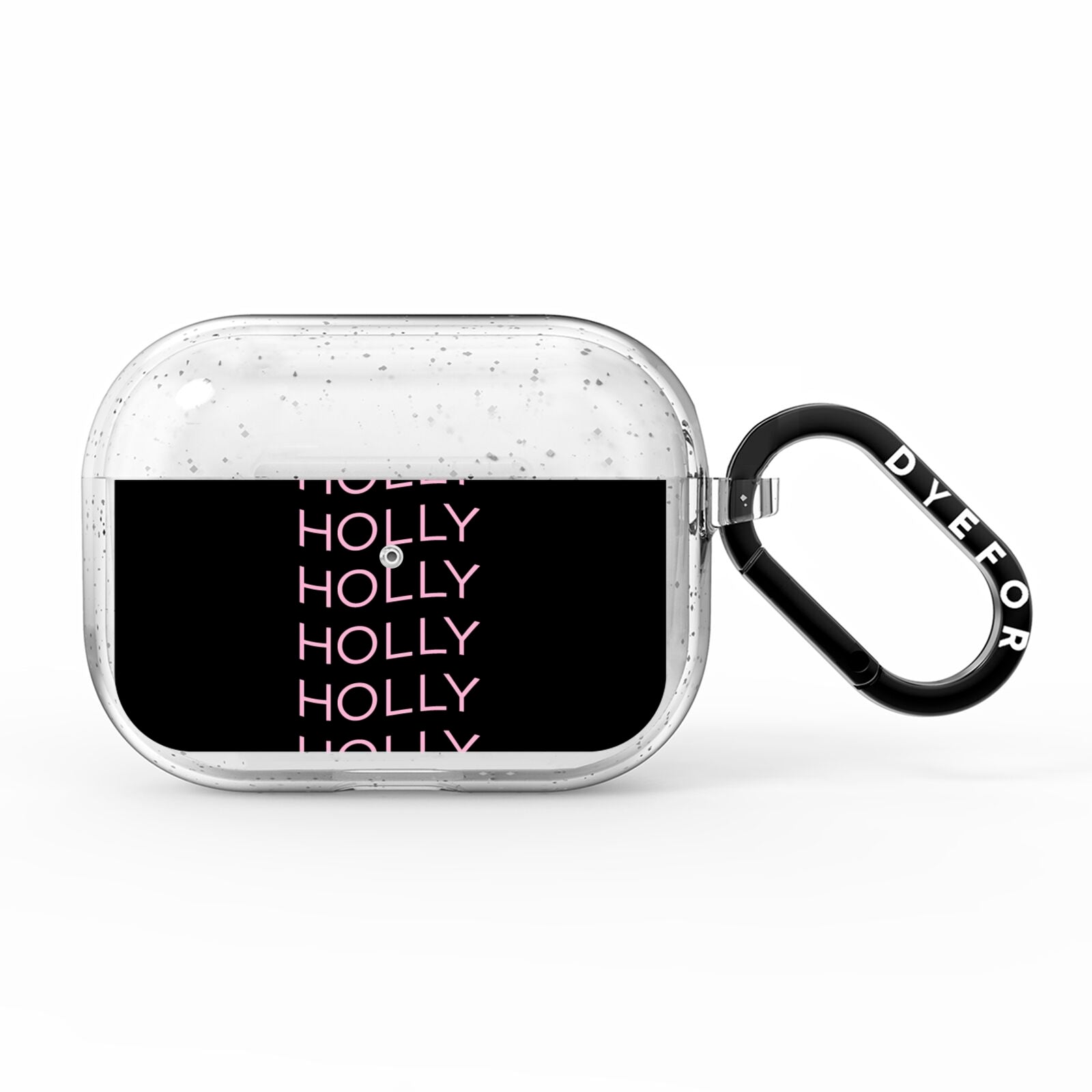 Wavy Name AirPods Pro Glitter Case