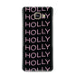 Wavy Name Samsung Galaxy A3 2016 Case on gold phone