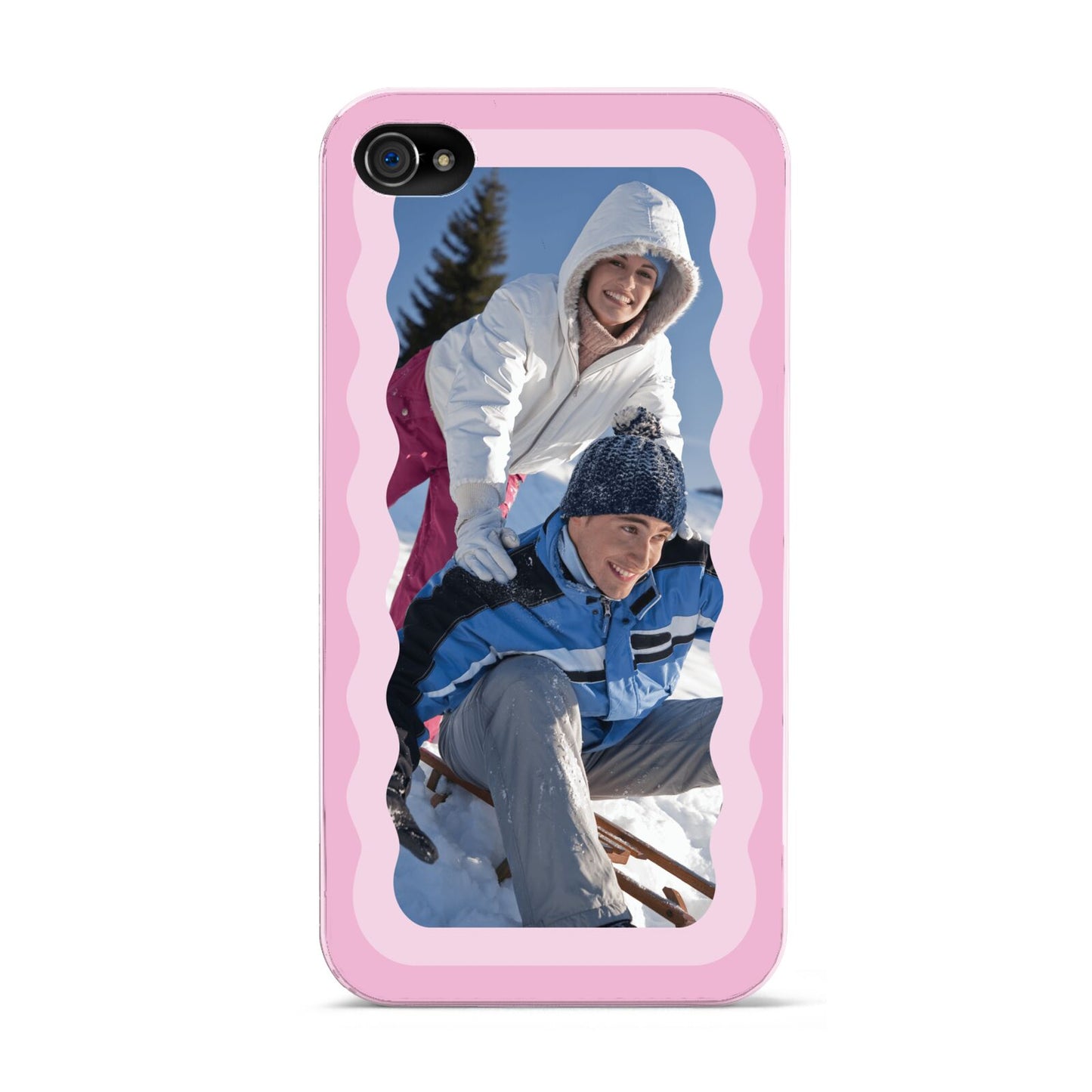 Wavy Photo Border Apple iPhone 4s Case