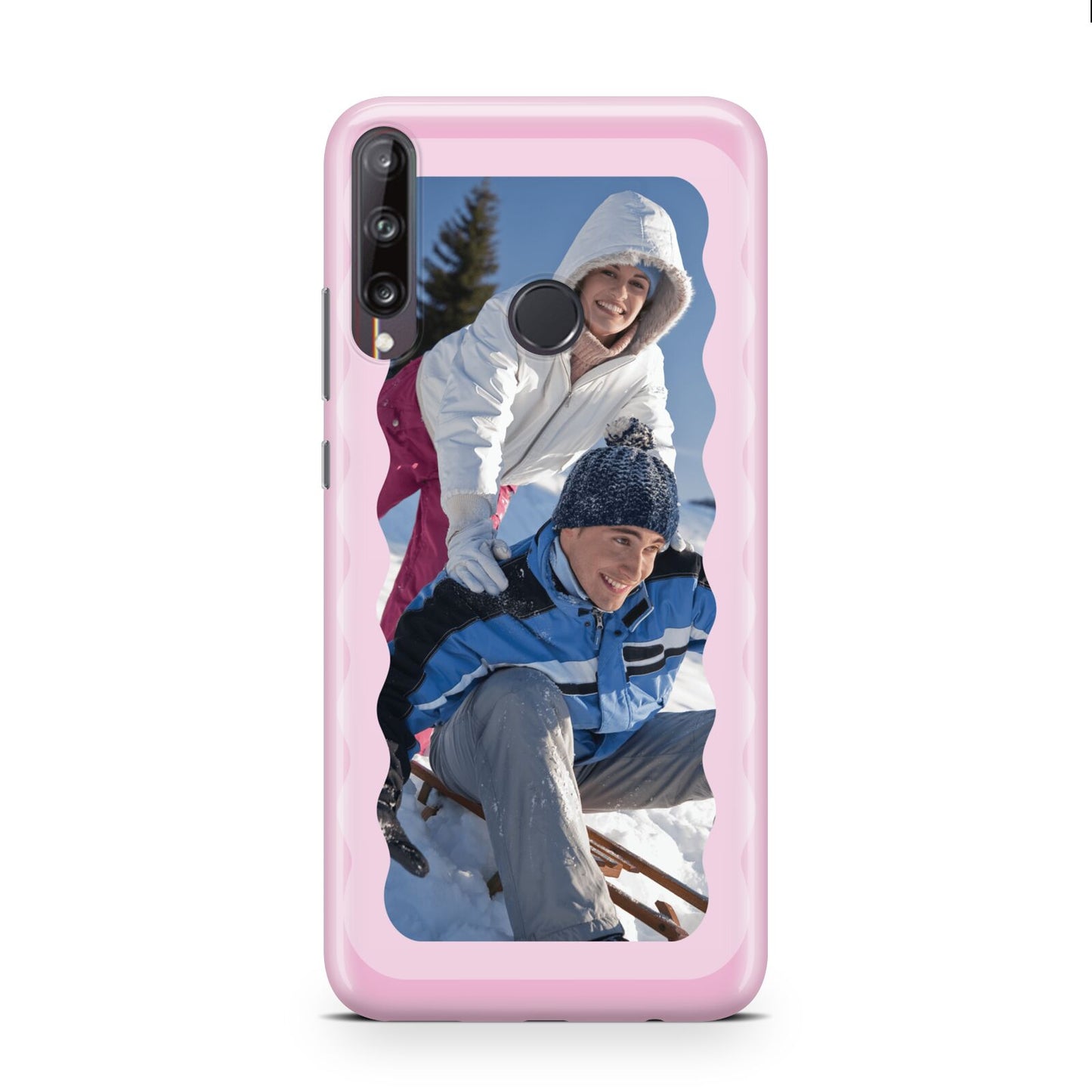 Wavy Photo Border Huawei P40 Lite E Phone Case