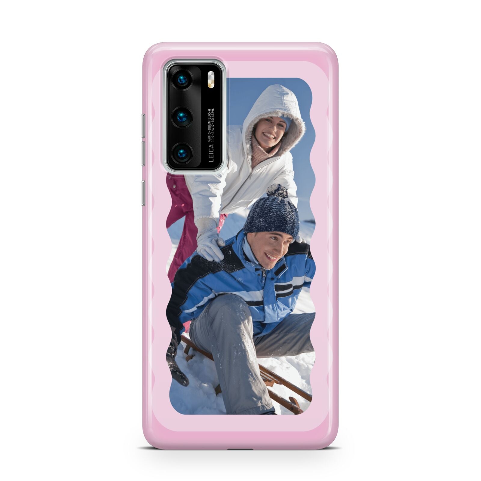 Wavy Photo Border Huawei P40 Phone Case