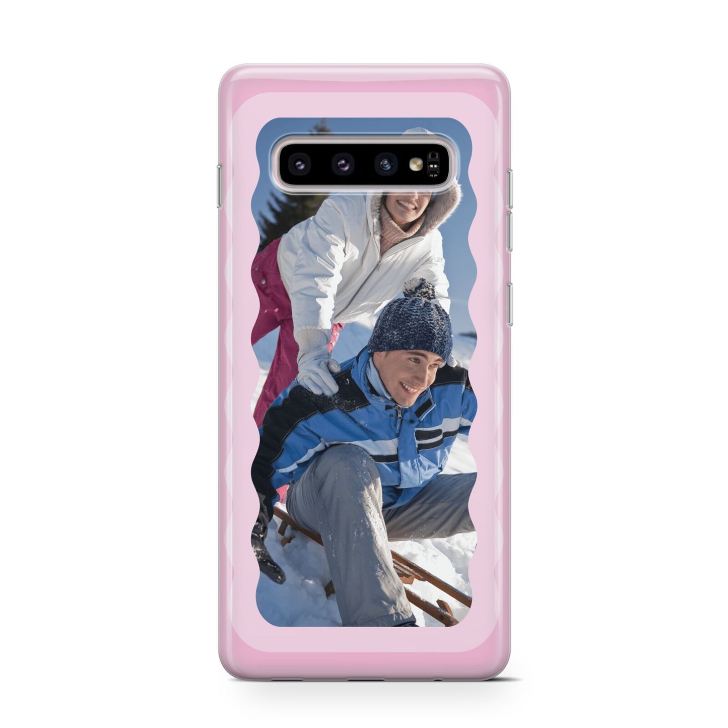 Wavy Photo Border Protective Samsung Galaxy Case