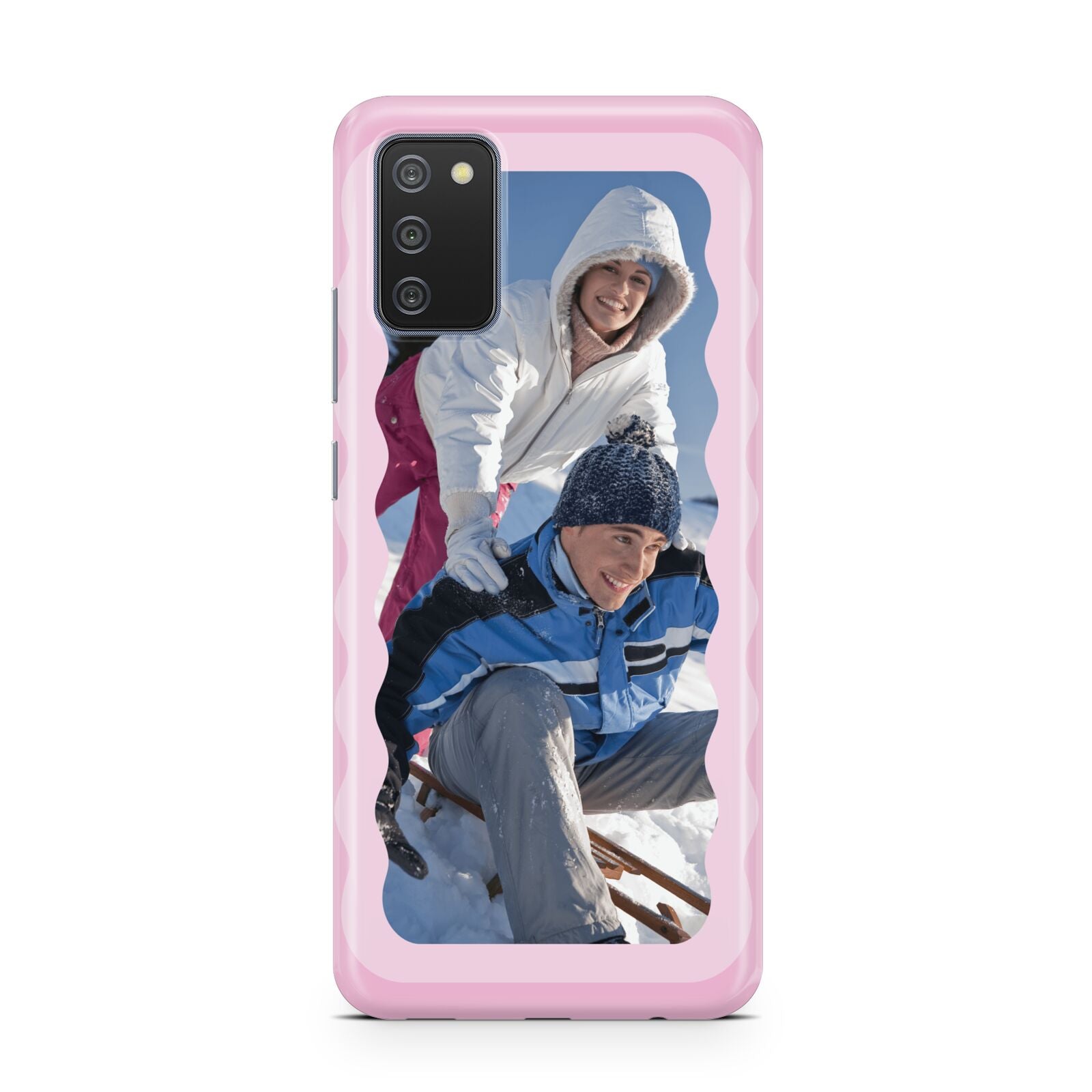 Wavy Photo Border Samsung A02s Case