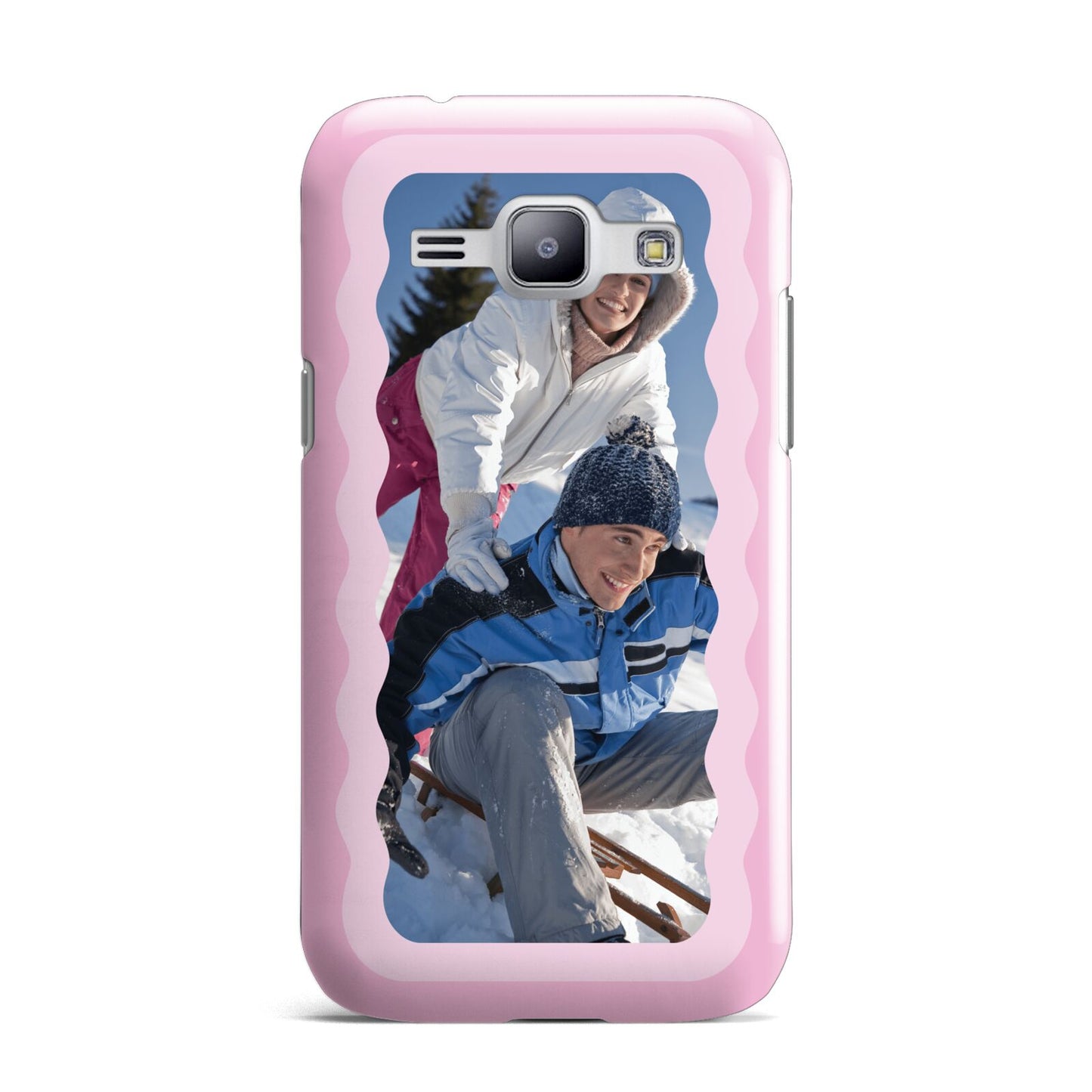 Wavy Photo Border Samsung Galaxy J1 2015 Case