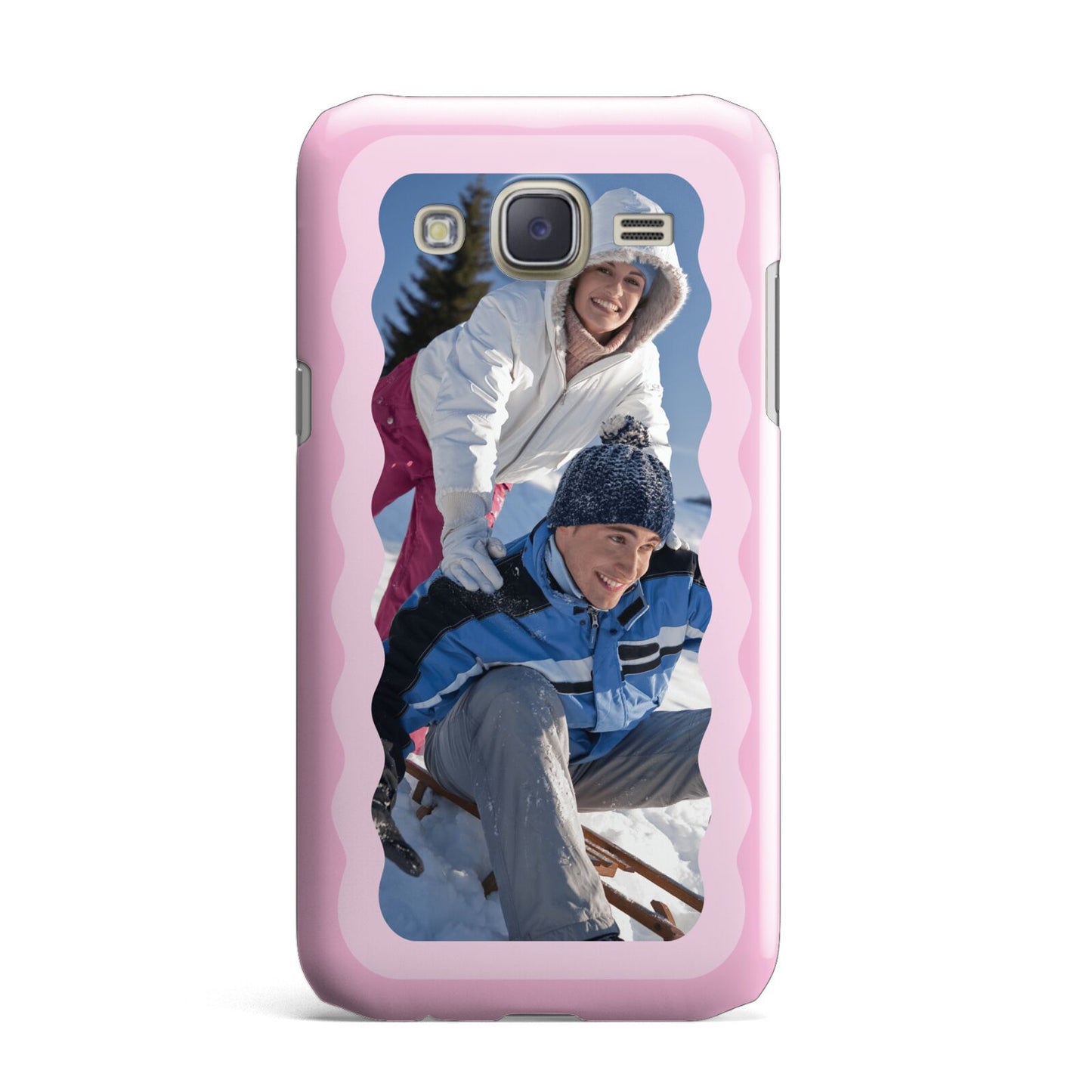 Wavy Photo Border Samsung Galaxy J7 Case