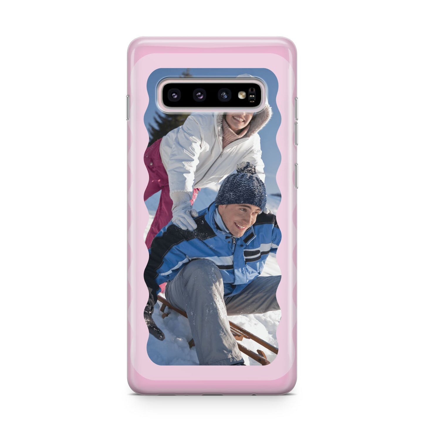 Wavy Photo Border Samsung Galaxy S10 Plus Case