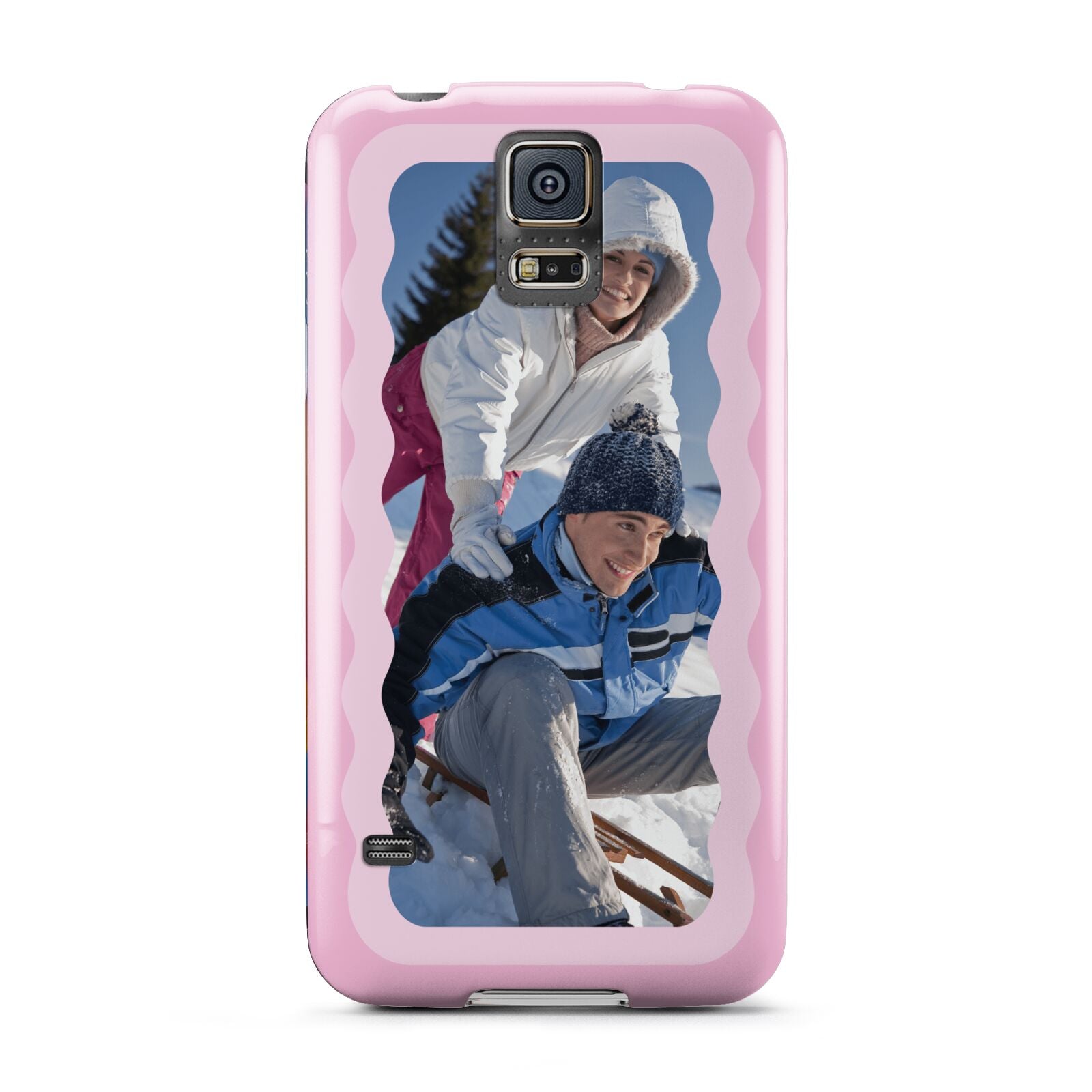 Wavy Photo Border Samsung Galaxy S5 Case