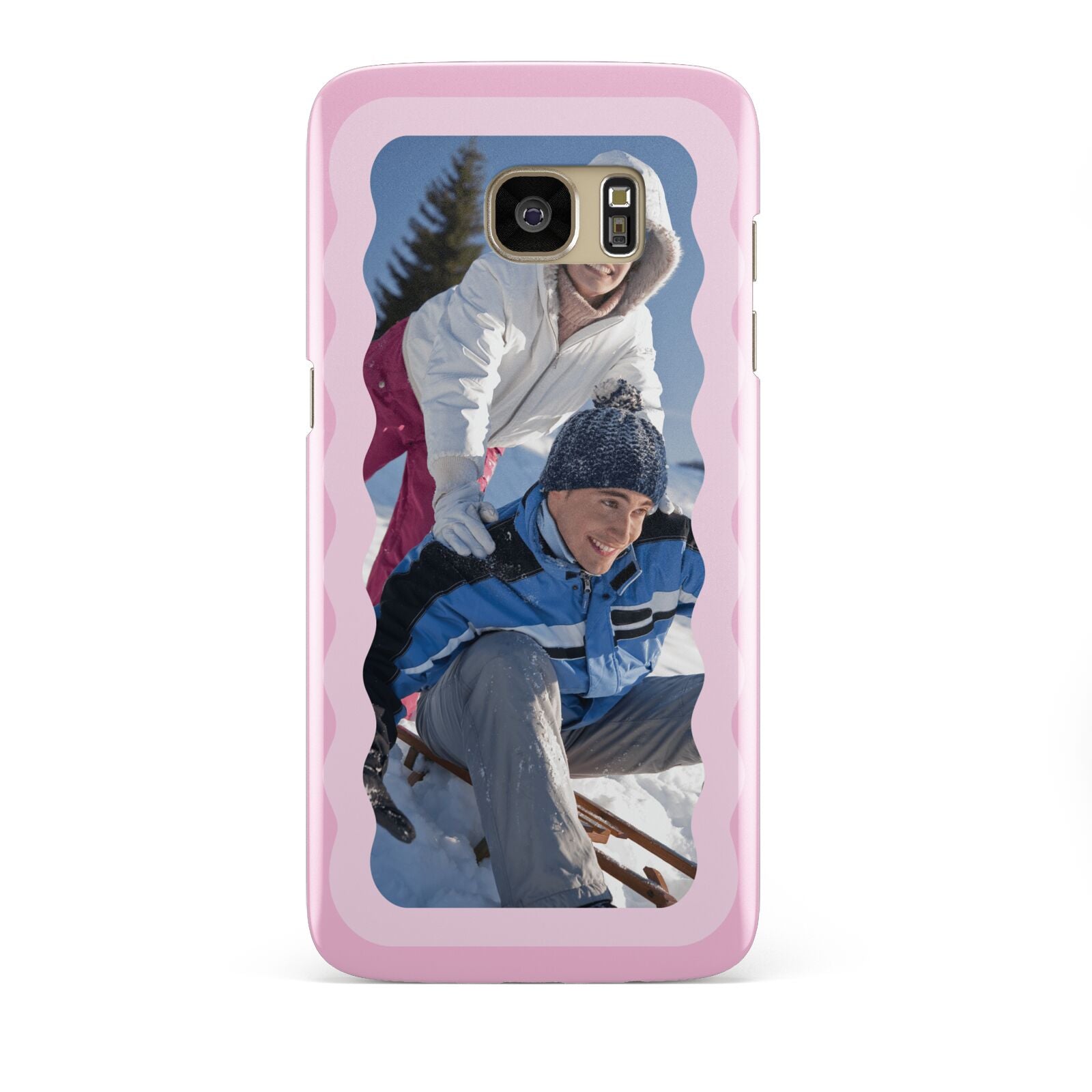 Wavy Photo Border Samsung Galaxy S7 Edge Case