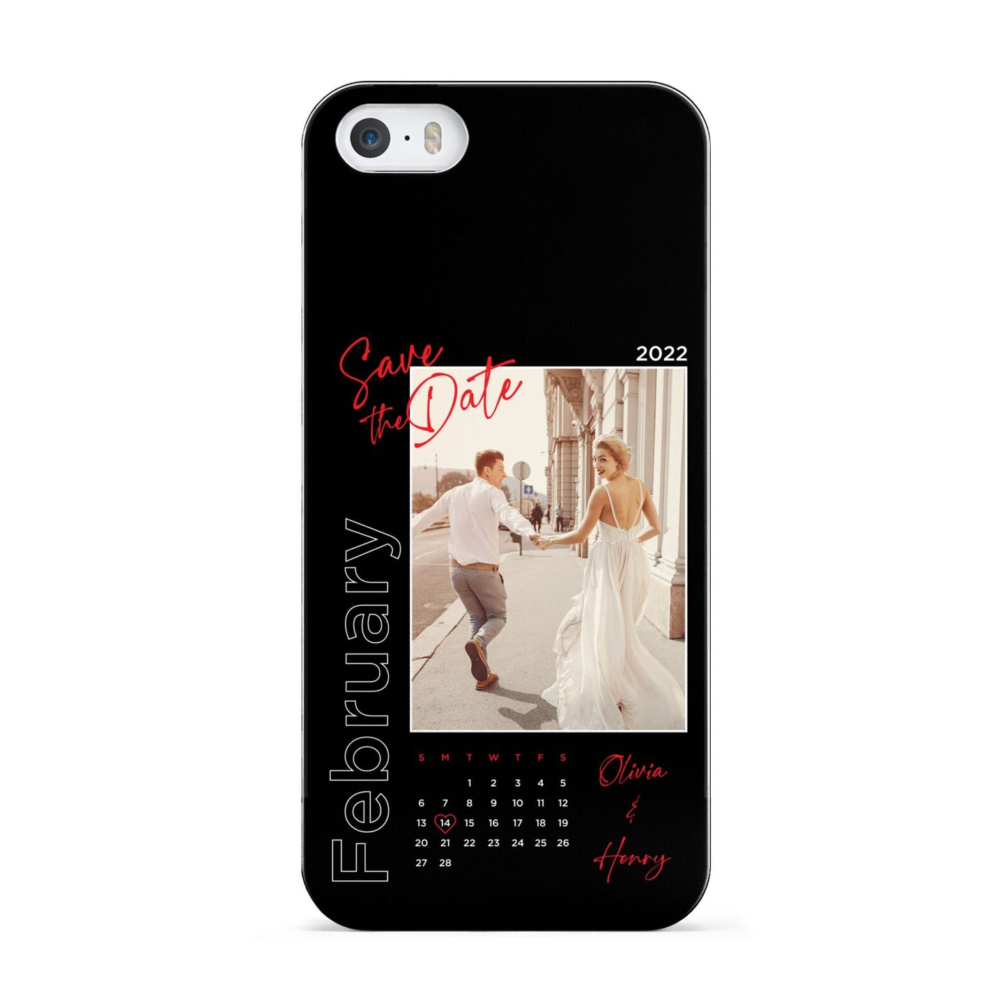 Wedding Date Personalised Photo Apple iPhone 5 Case