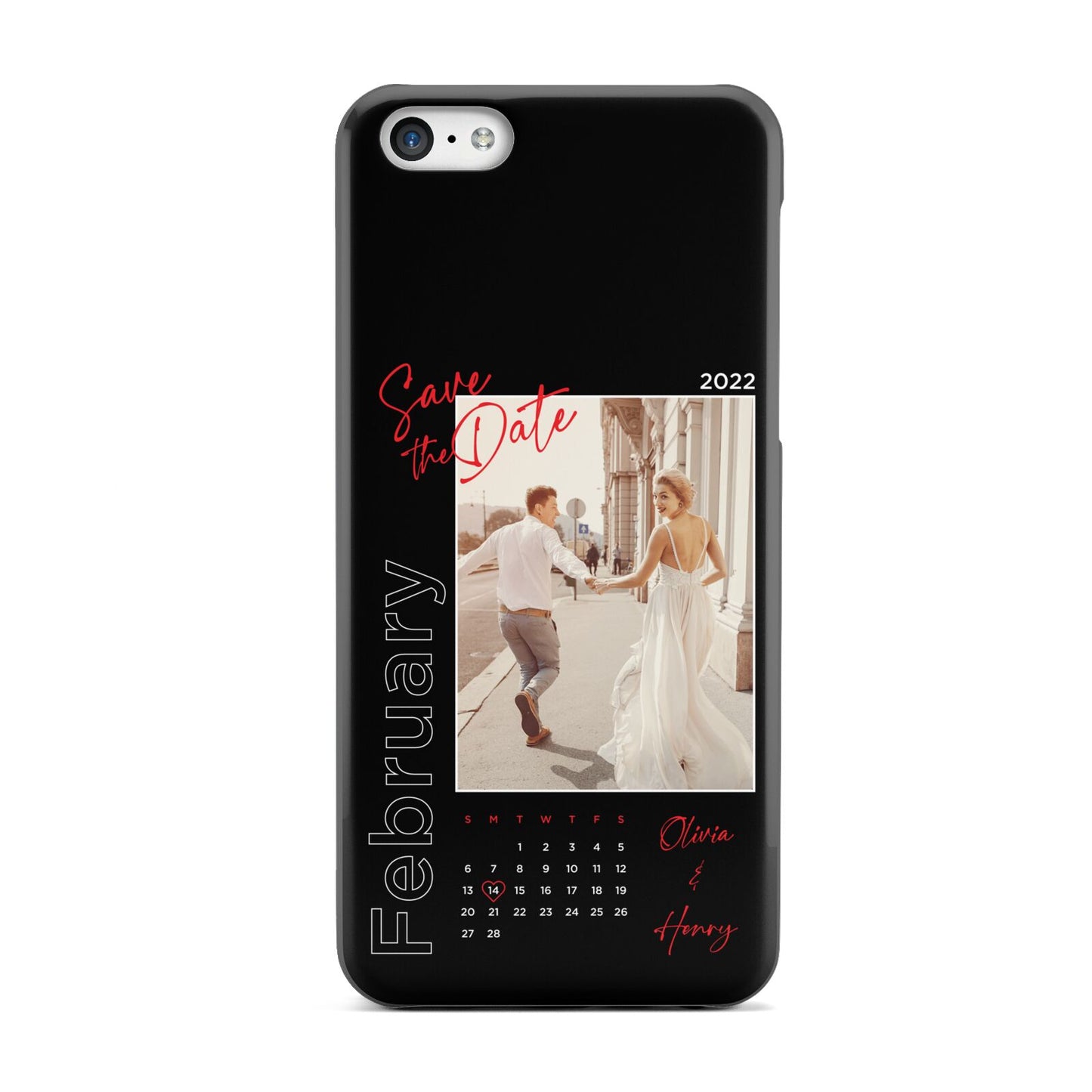 Wedding Date Personalised Photo Apple iPhone 5c Case