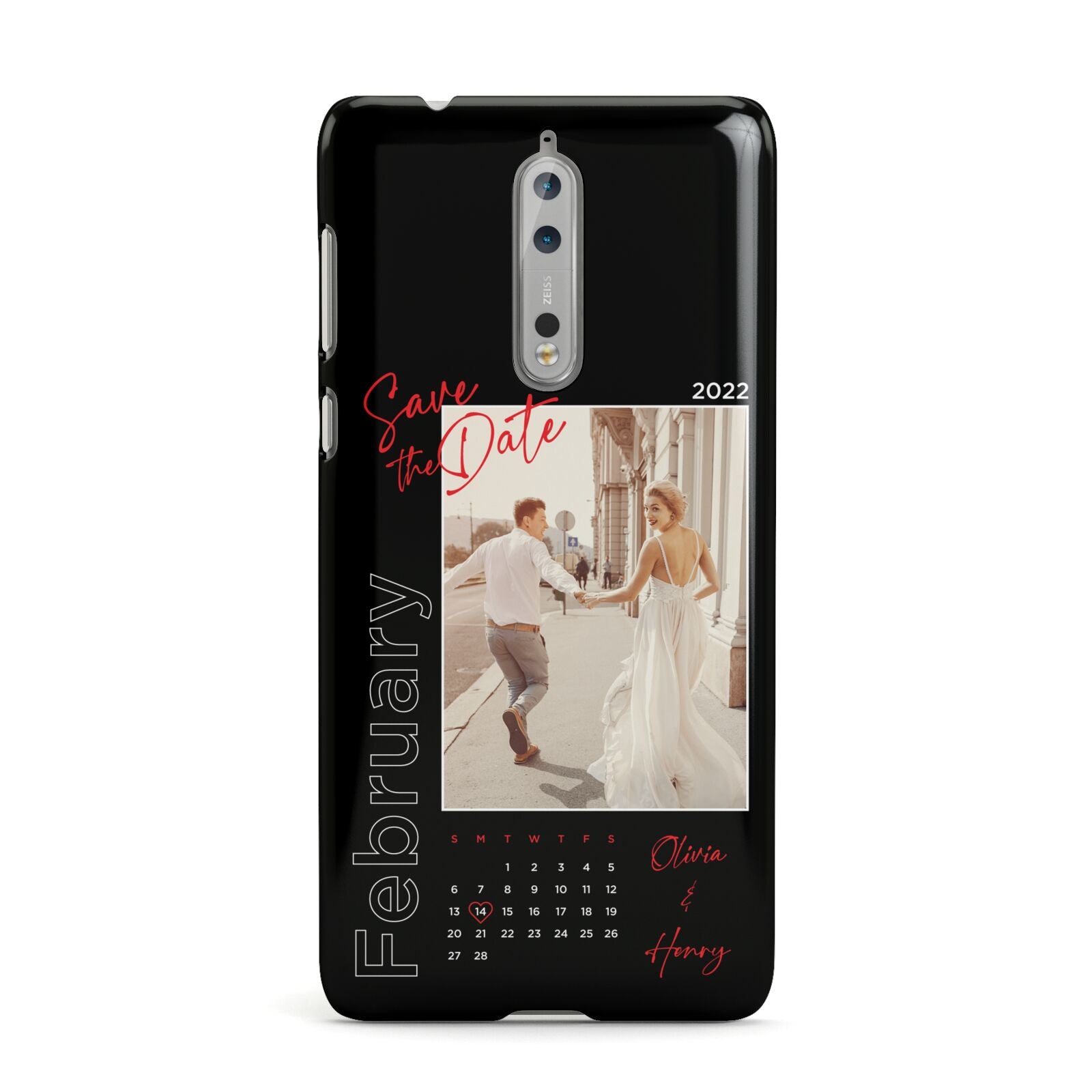 Wedding Date Personalised Photo Nokia Case