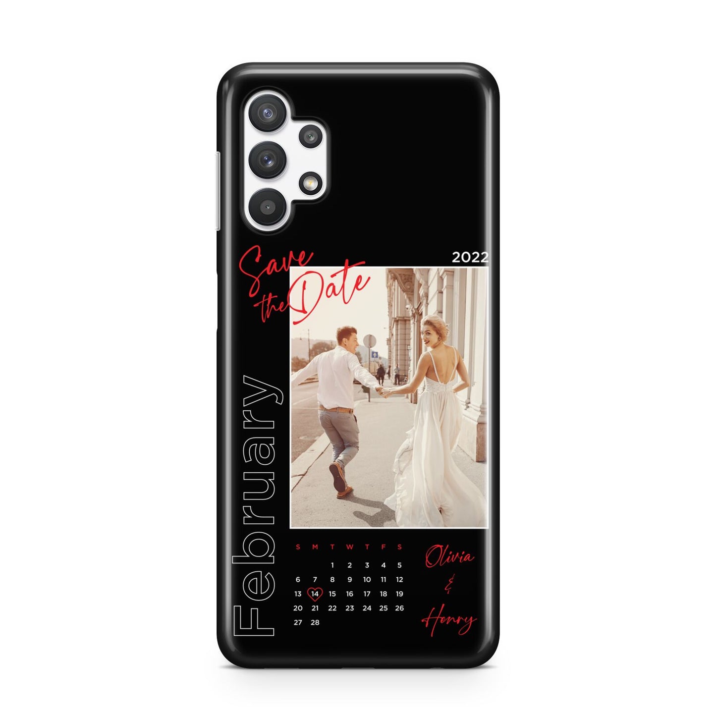 Wedding Date Personalised Photo Samsung A32 5G Case