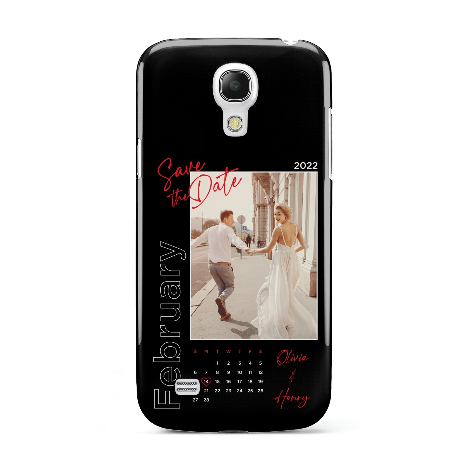 Wedding Date Personalised Photo Samsung Galaxy S4 Mini Case