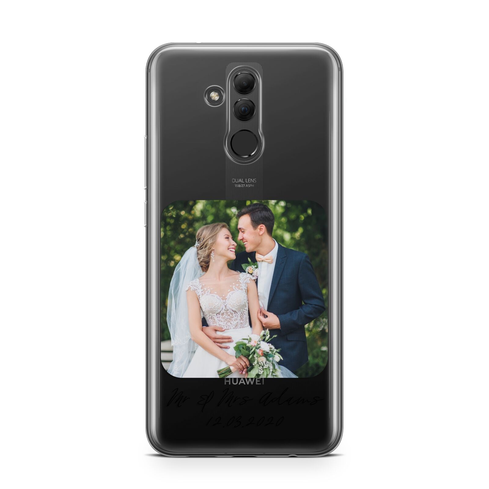 Wedding Photo Upload Keepsake with Text Huawei Mate 20 Lite