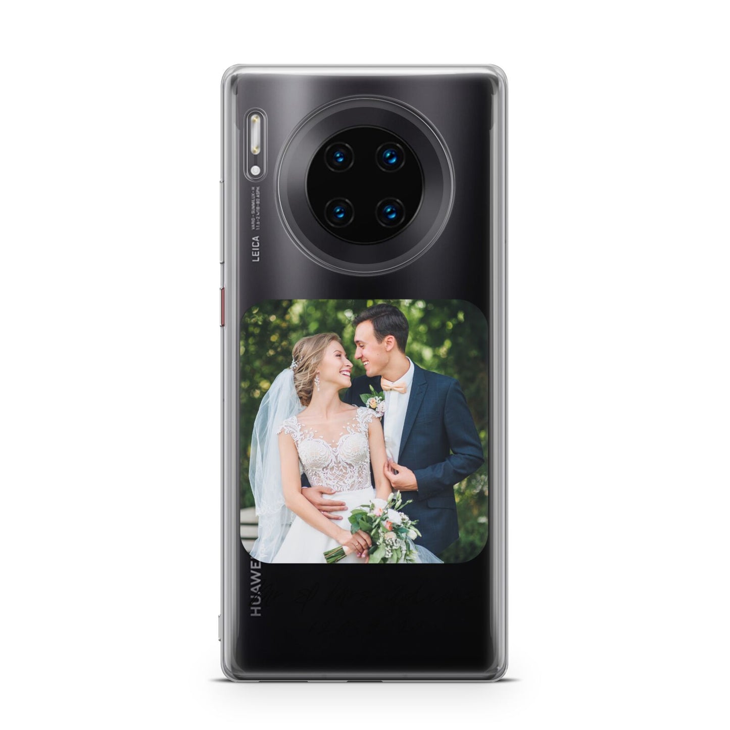 Wedding Photo Upload Keepsake with Text Huawei Mate 30 Pro Phone Case