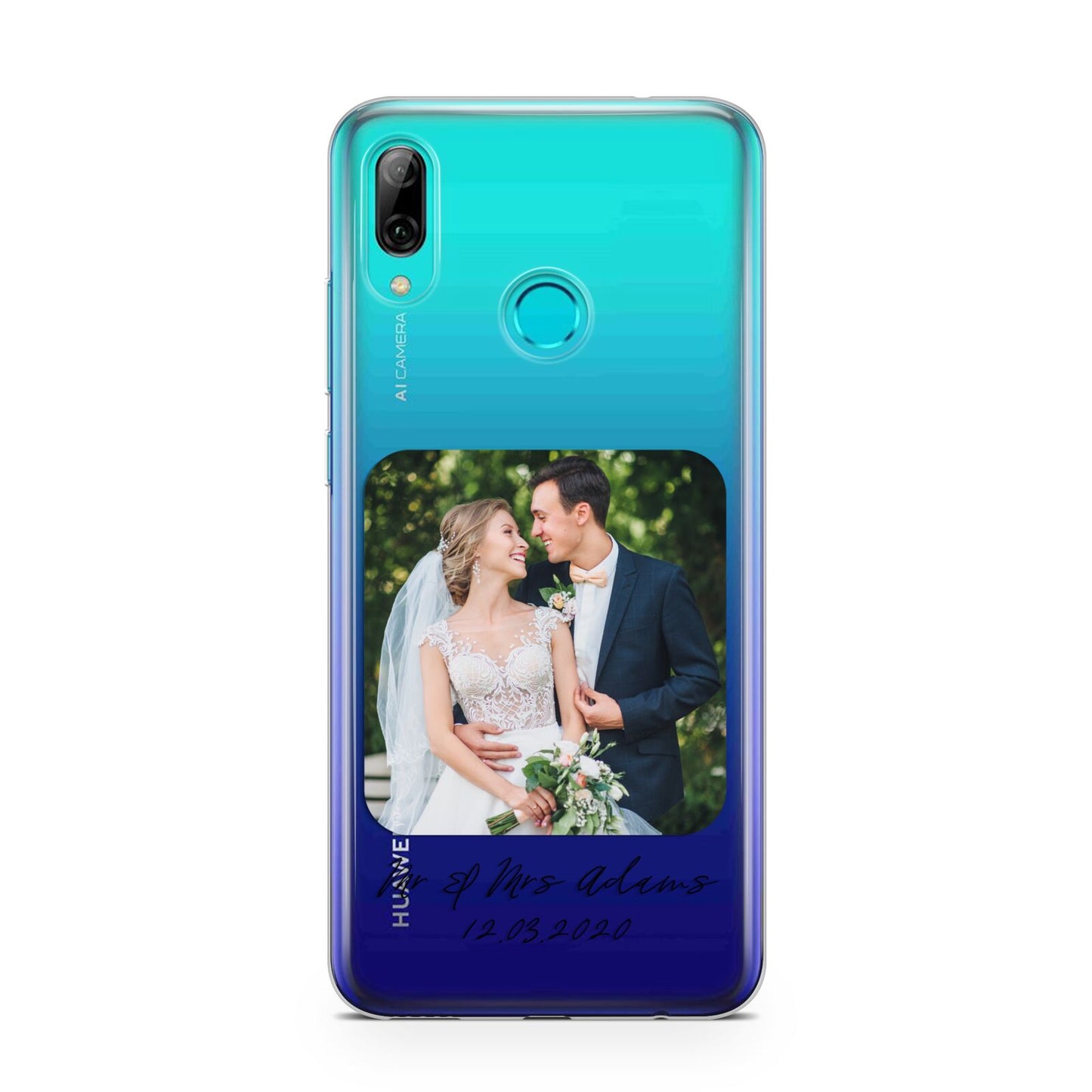 Wedding Photo Upload Keepsake with Text Huawei P Smart 2019 Case