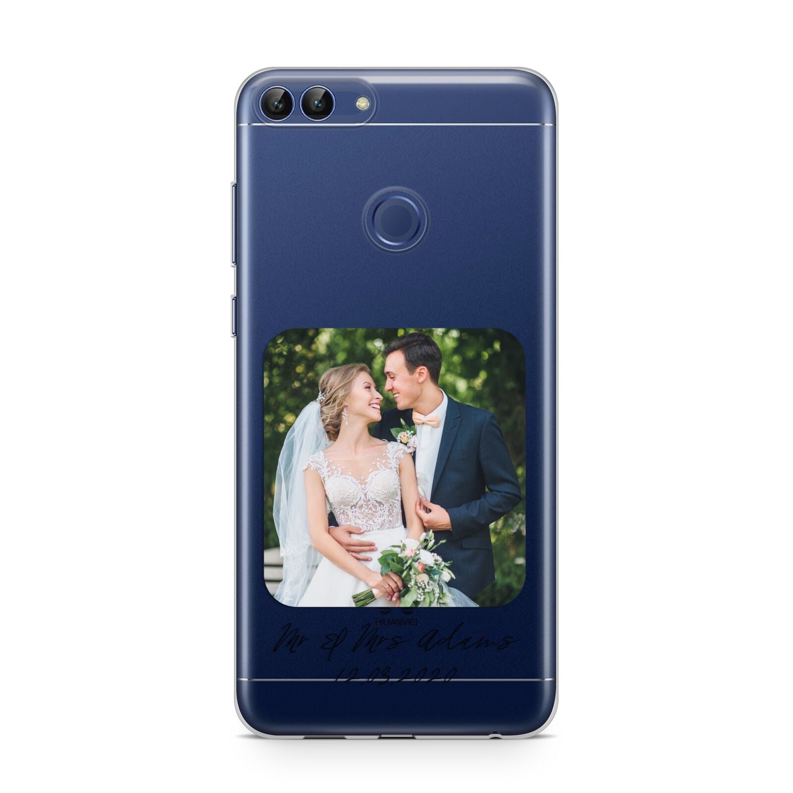 Wedding Photo Upload Keepsake with Text Huawei P Smart Case