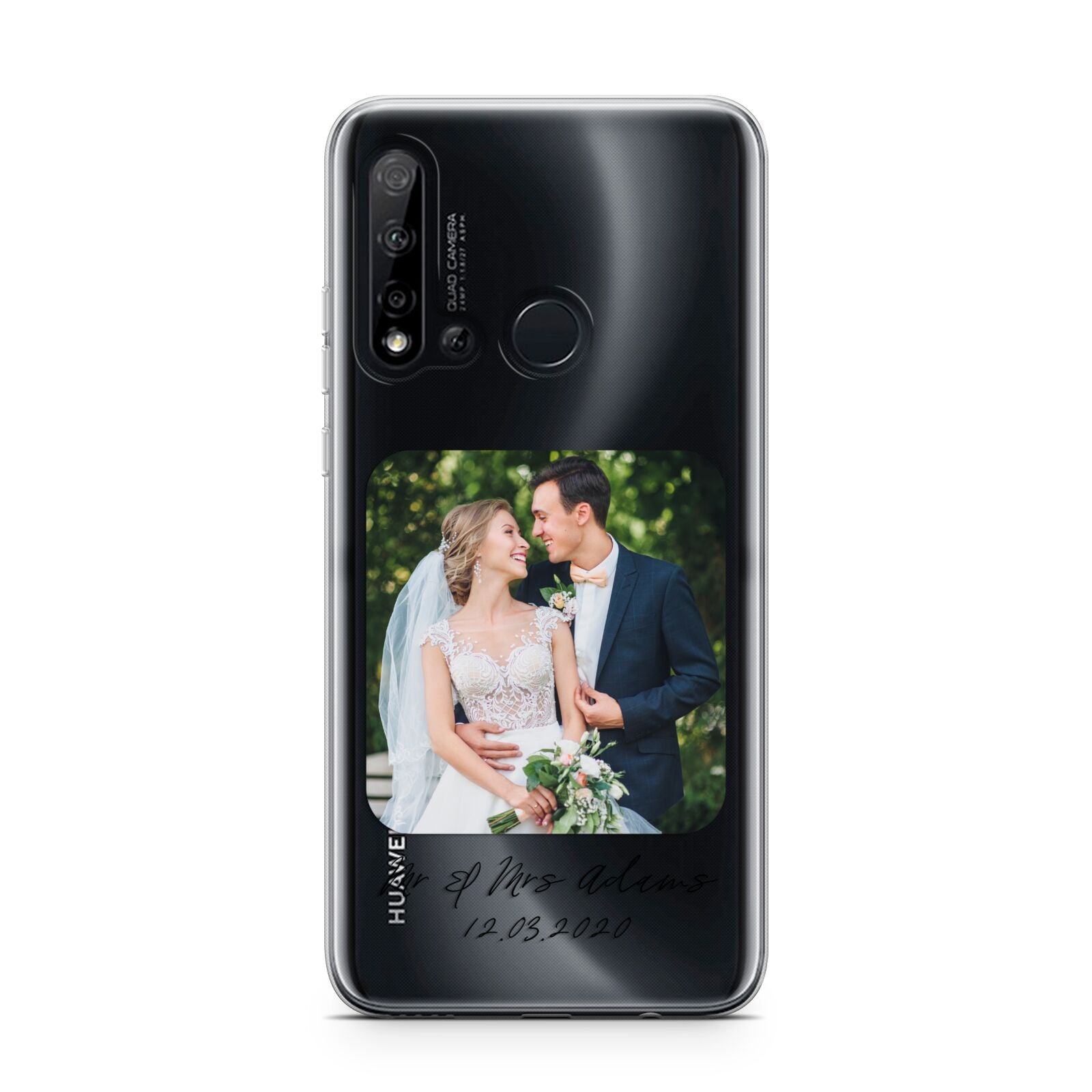 Wedding Photo Upload Keepsake with Text Huawei P20 Lite 5G Phone Case