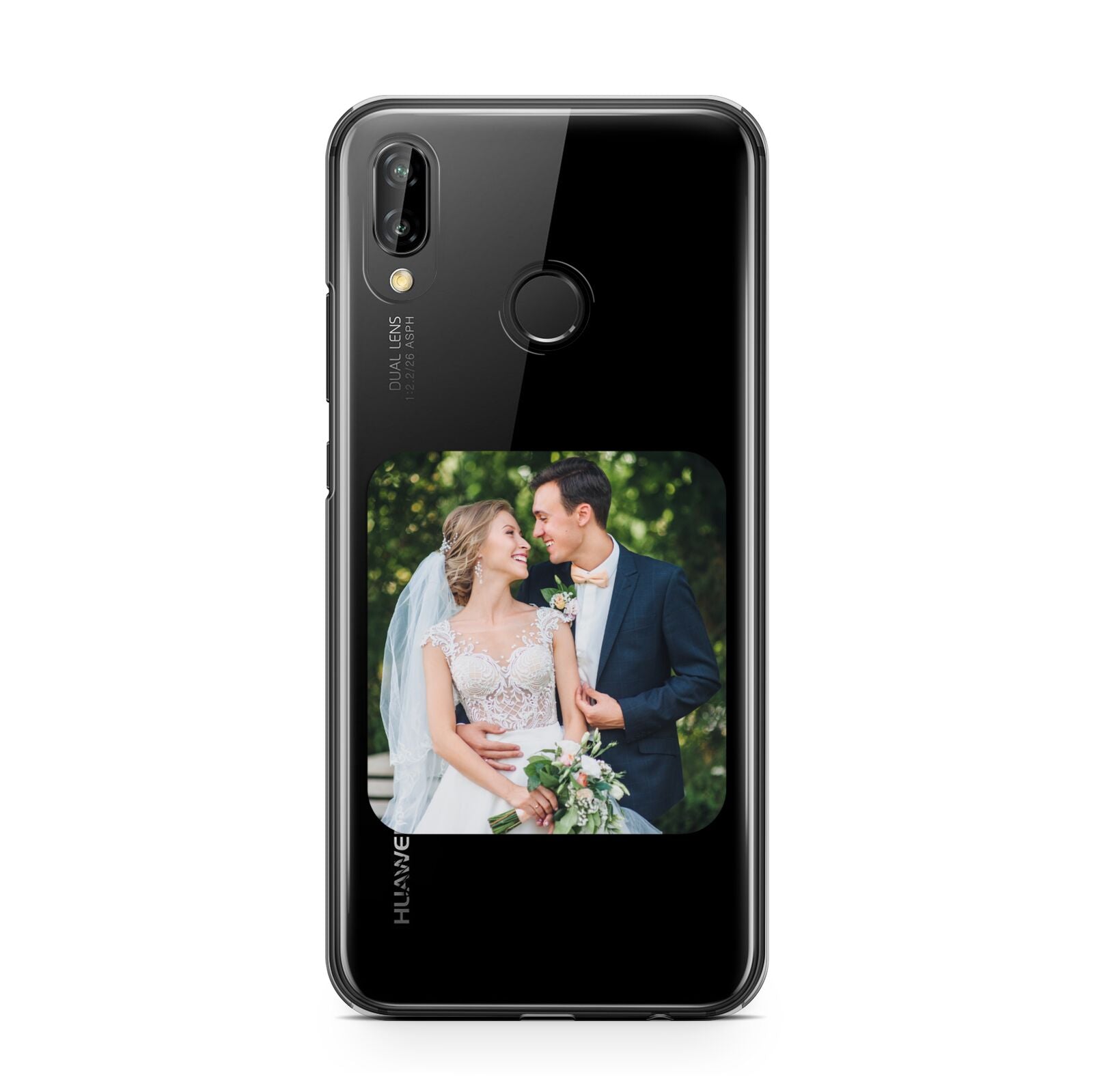 Wedding Photo Upload Keepsake with Text Huawei P20 Lite Phone Case