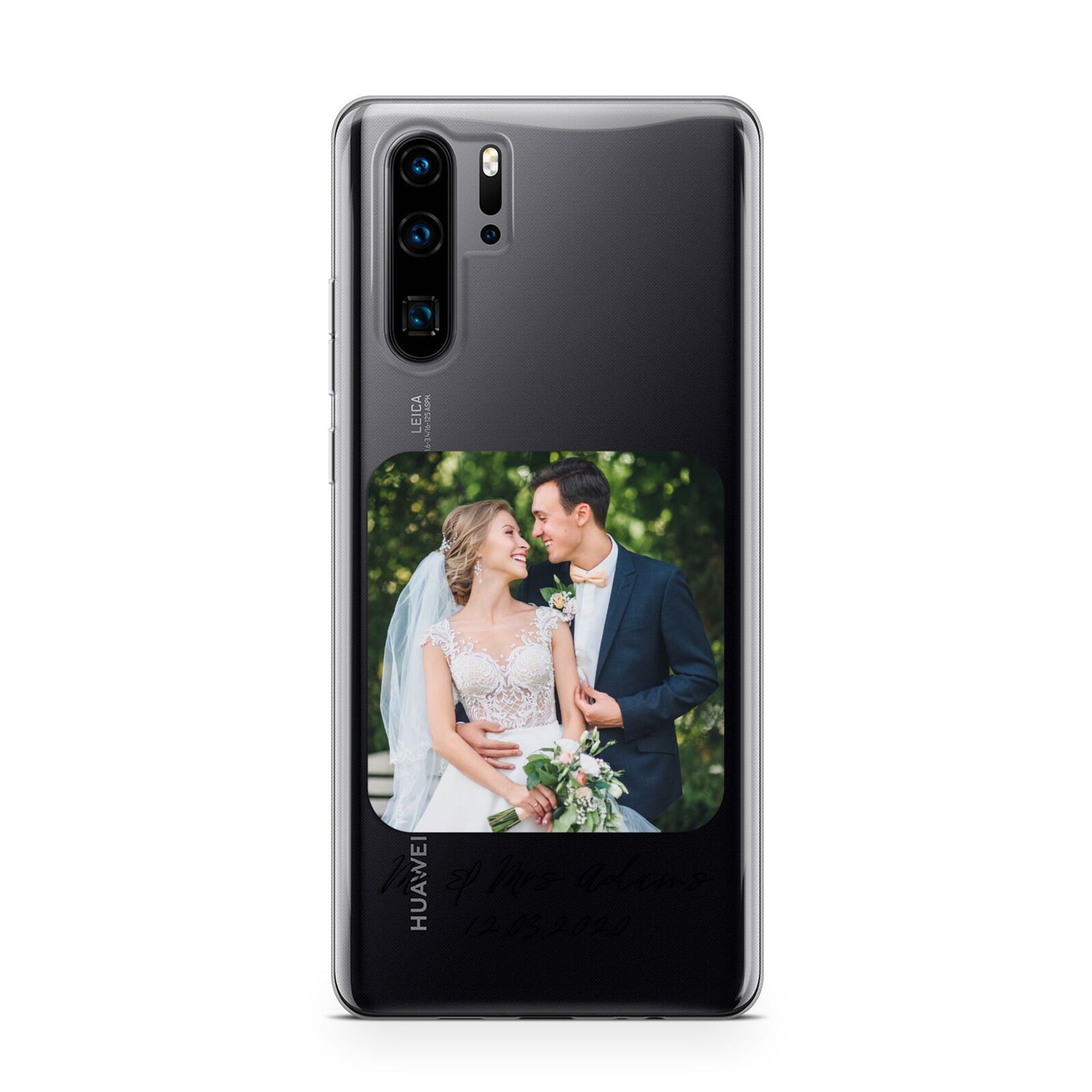 Wedding Photo Upload Keepsake with Text Huawei P30 Pro Phone Case