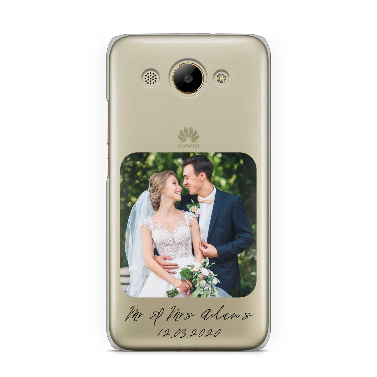 Wedding Photo Upload Keepsake with Text Huawei Y3 2017