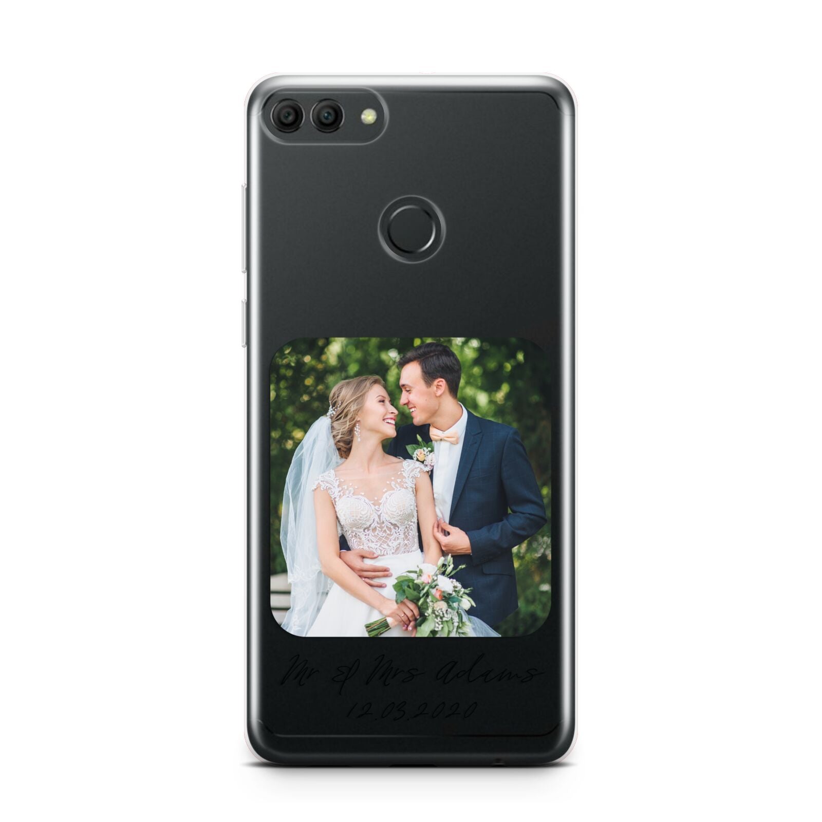 Wedding Photo Upload Keepsake with Text Huawei Y9 2018