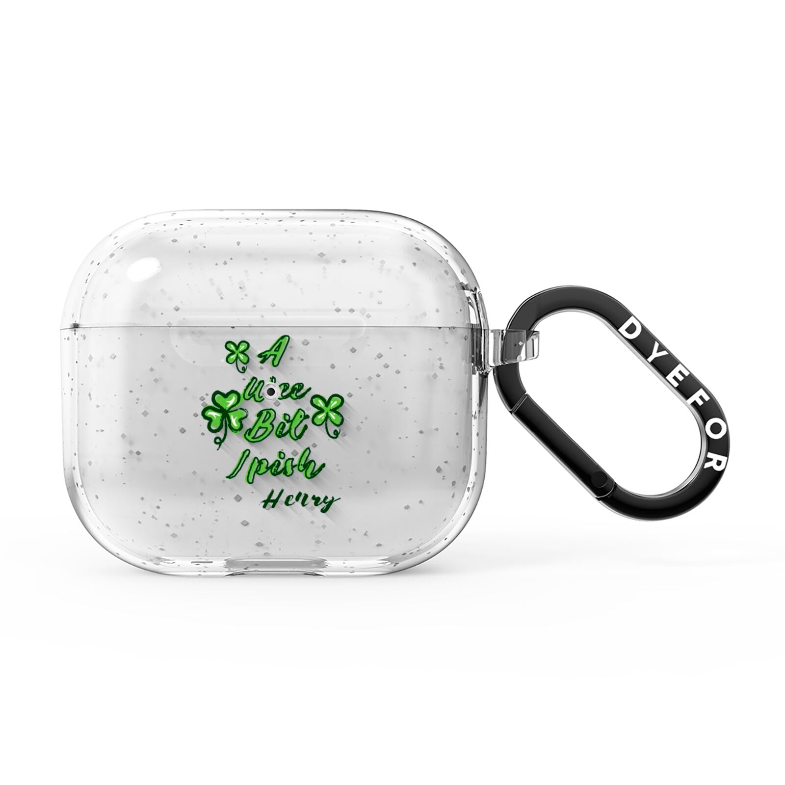 Wee Bit Irish Personalised AirPods Glitter Case 3rd Gen