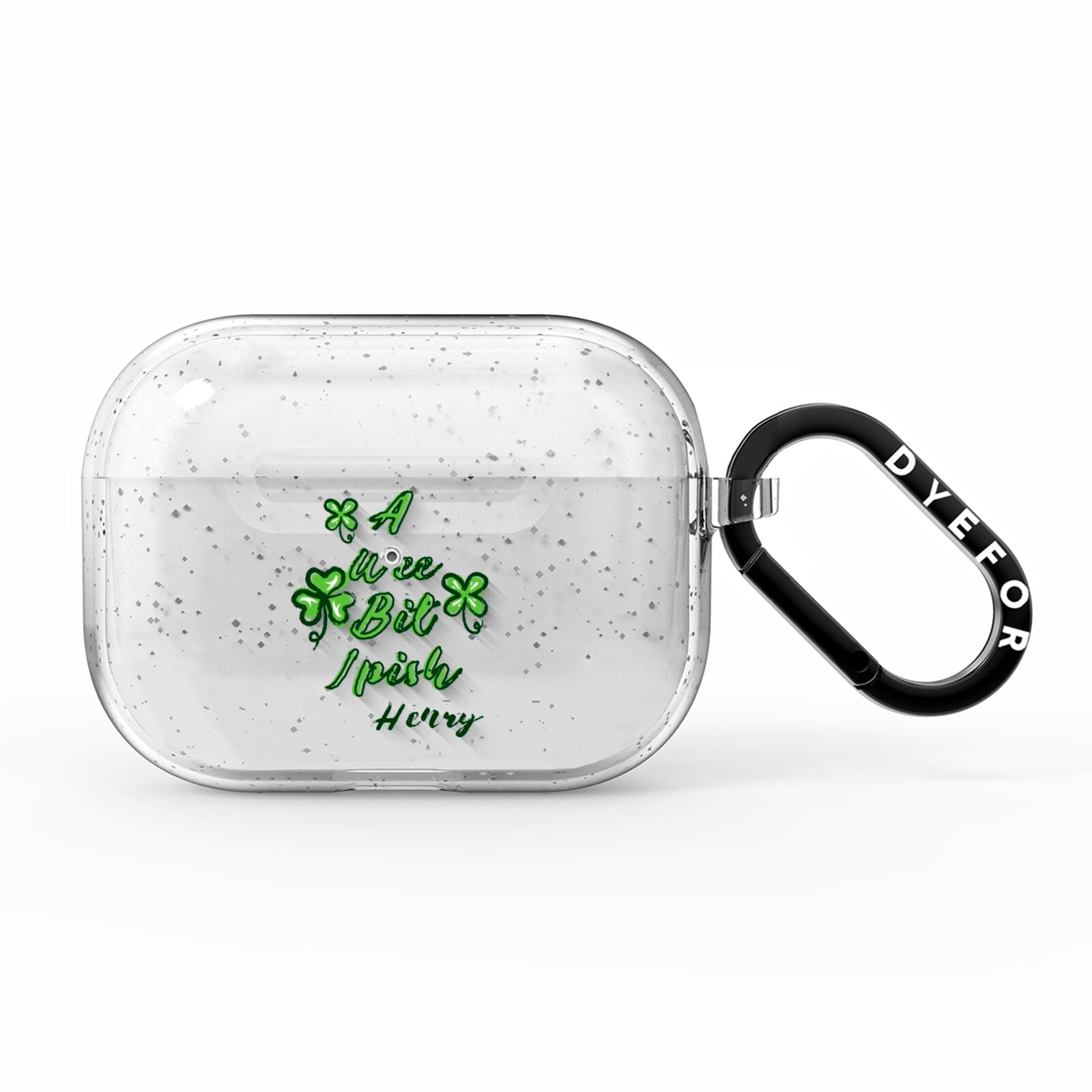 Wee Bit Irish Personalised AirPods Pro Glitter Case