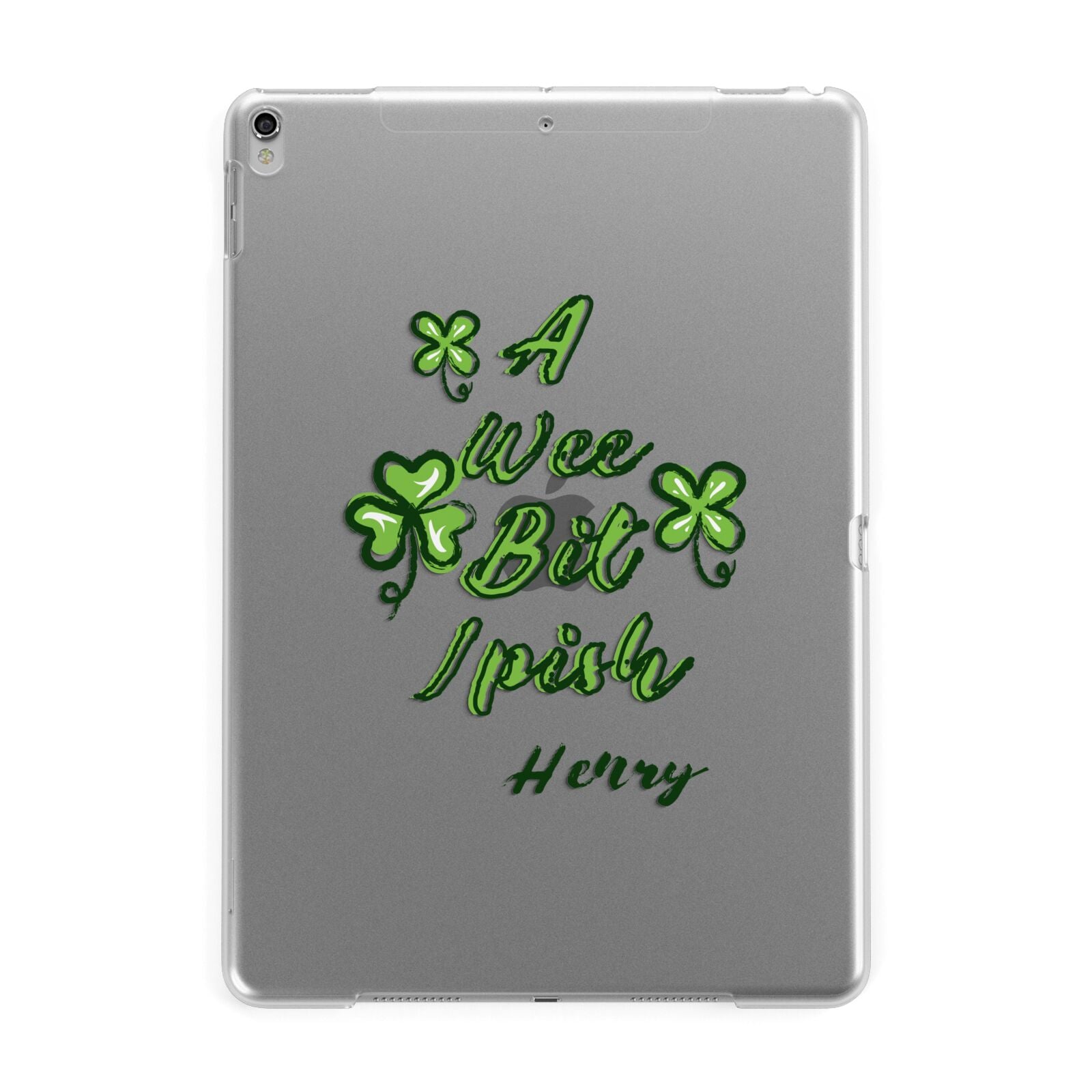 Wee Bit Irish Personalised Apple iPad Silver Case